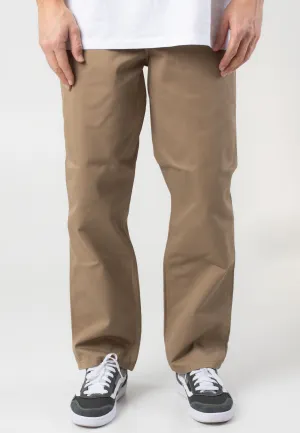 Bootcut shape Carhartt WIP - Simple Rinsed Leather - Pants