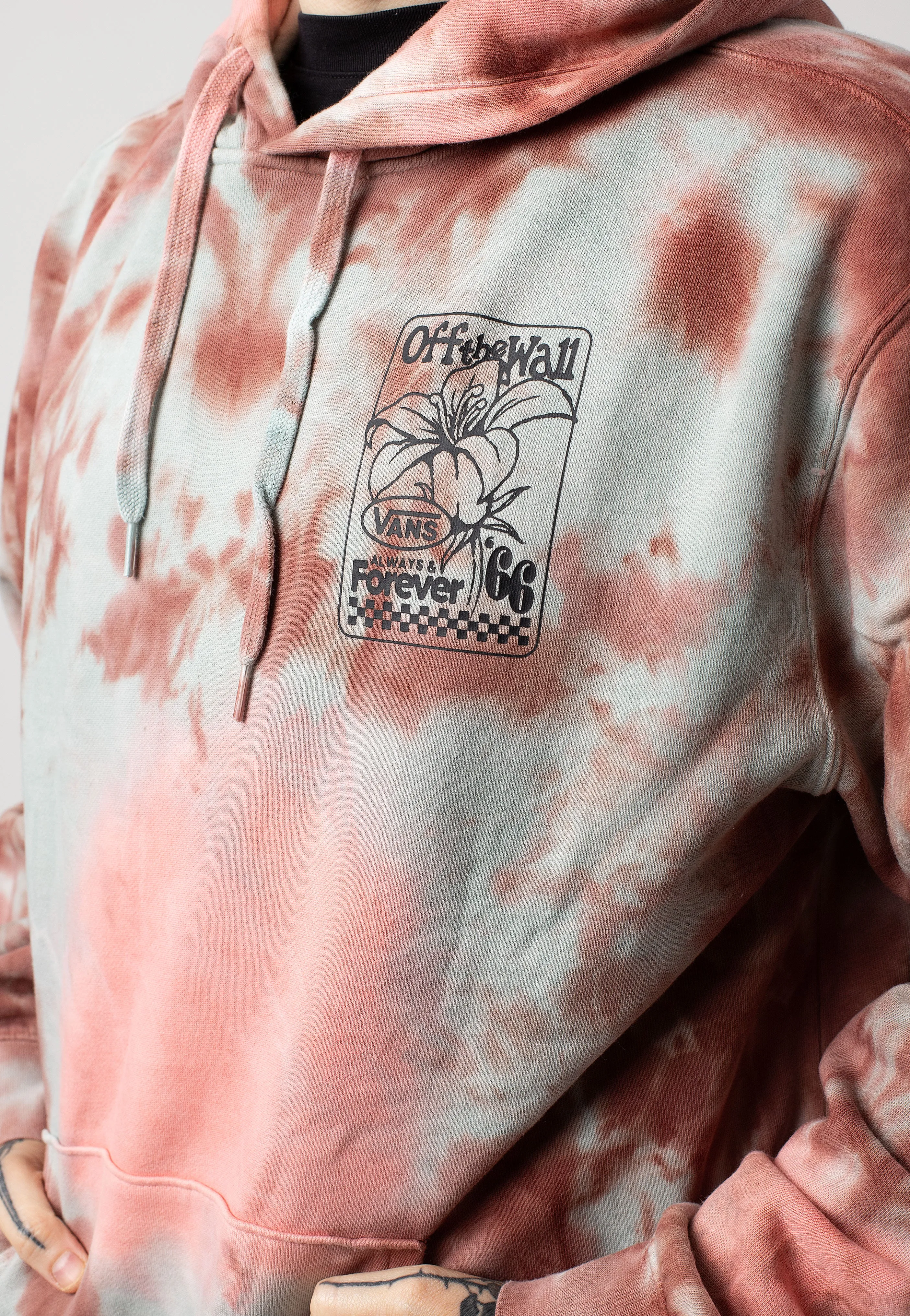 Casual Fit Vans - Forever Tiedye Po Russet Brown - Hoodie