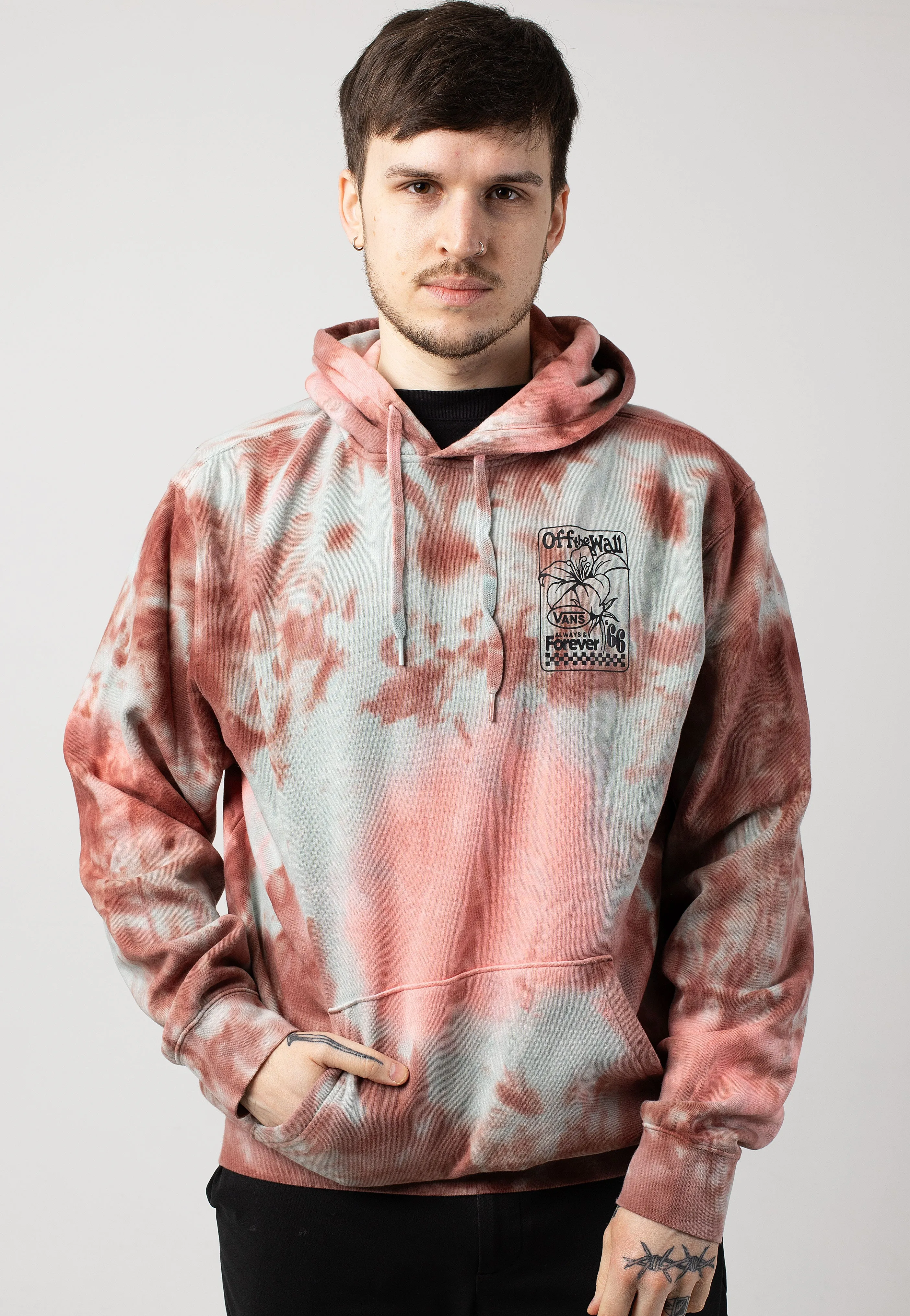 Fashion Edge Vans - Forever Tiedye Po Russet Brown - Hoodie