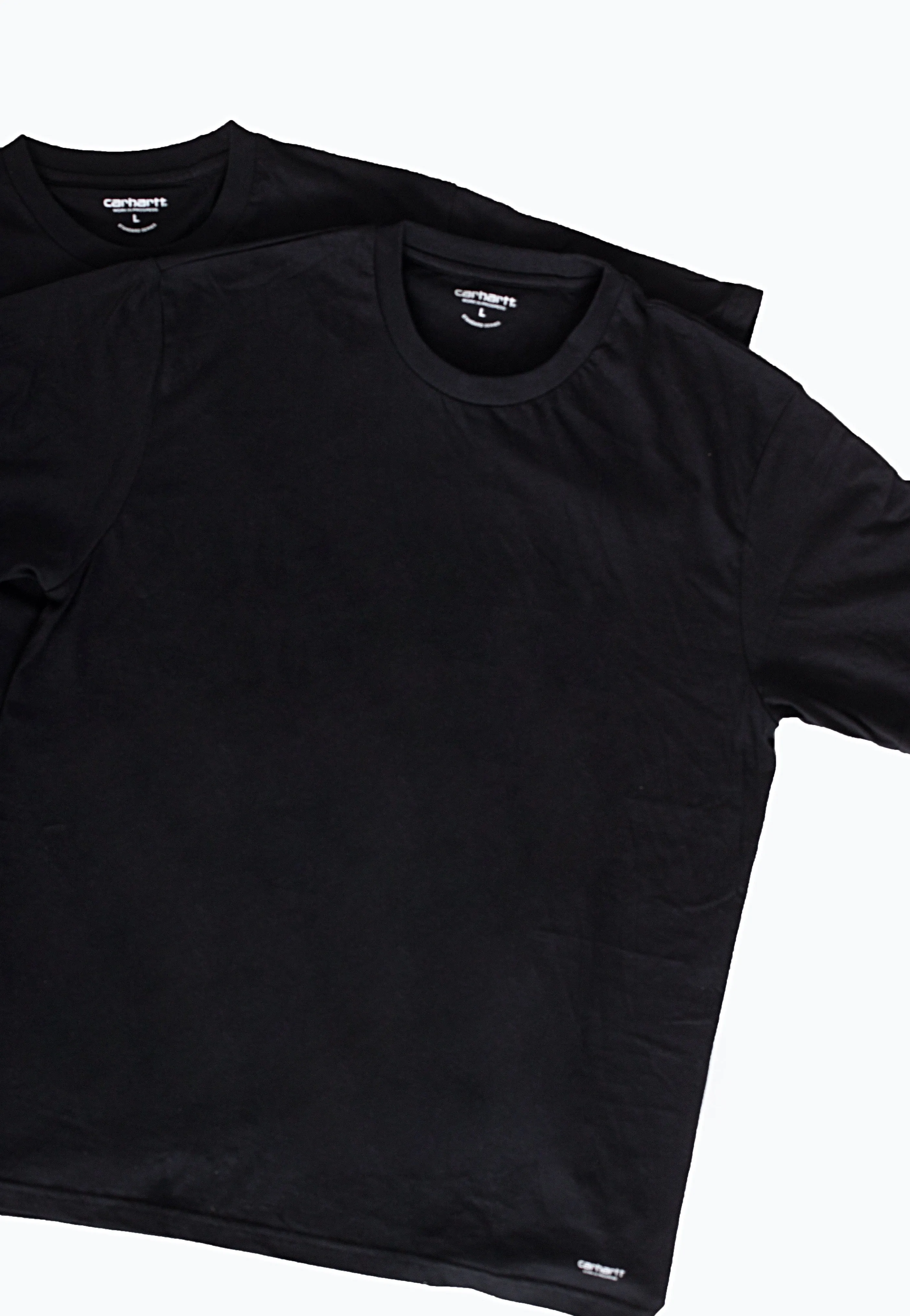 Abstract print Carhartt WIP - Standard Crew Neck Pack Of 2 Black/Black - T-Shirt