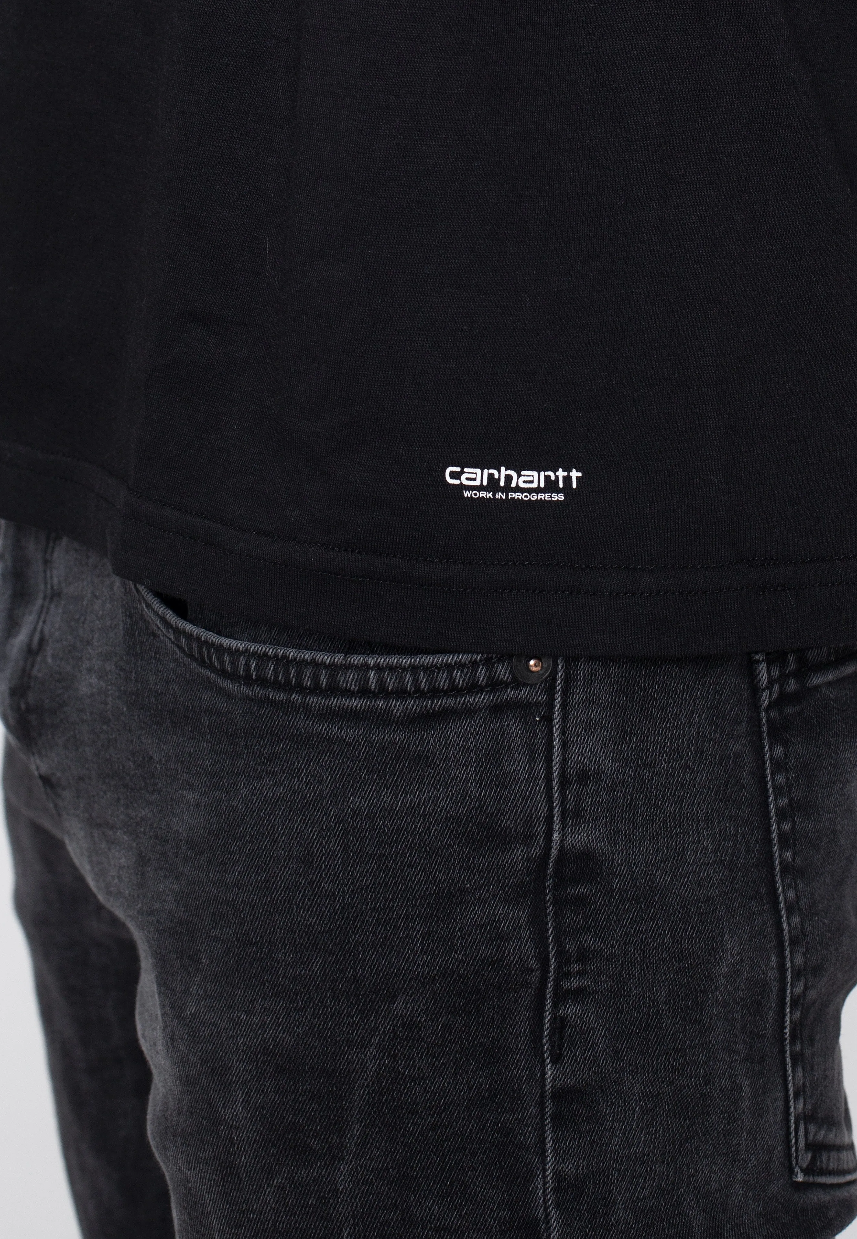 Casual Staple Wear Carhartt WIP - Standard Crew Neck Pack Of 2 Black/Black - T-Shirt