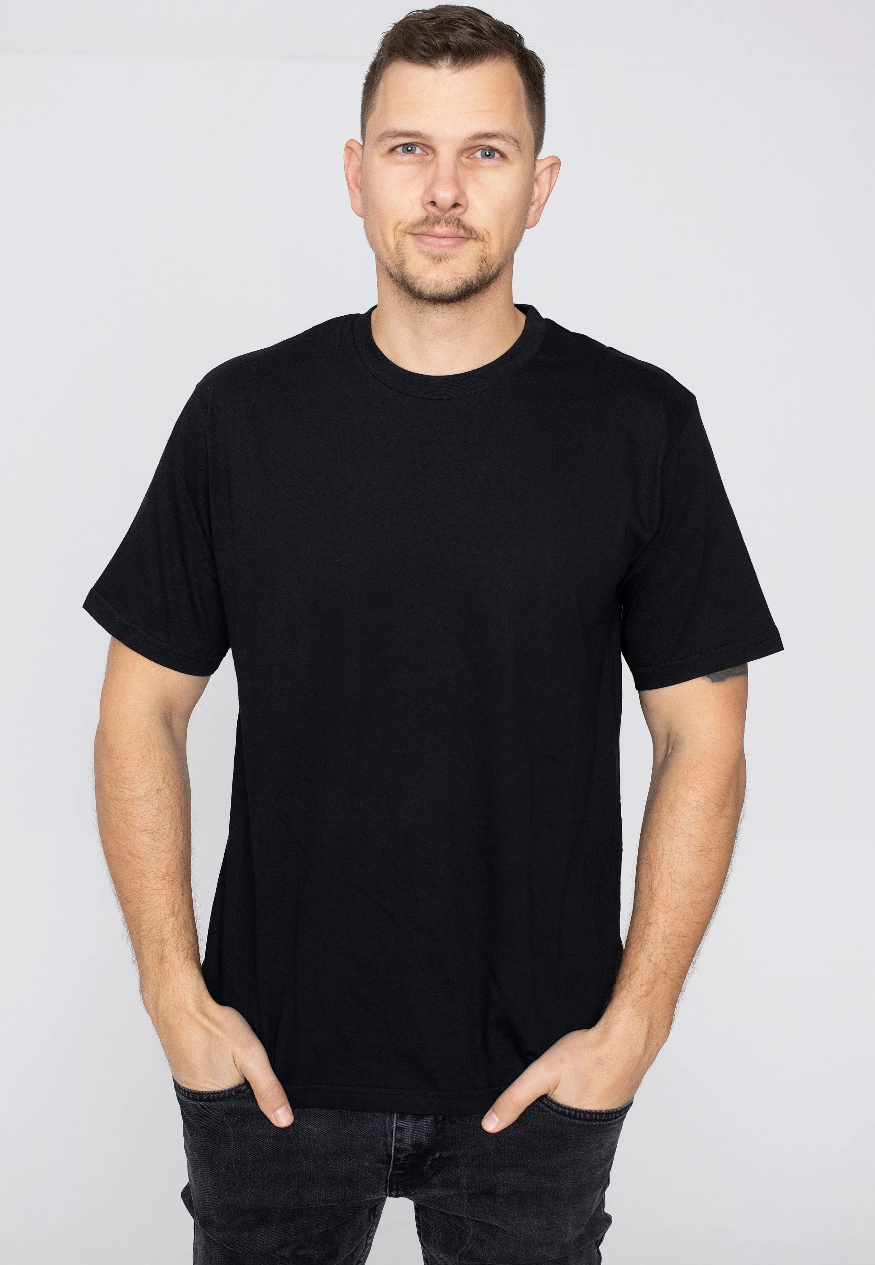Casual Staple Wear Carhartt WIP - Standard Crew Neck Pack Of 2 Black/Black - T-Shirt