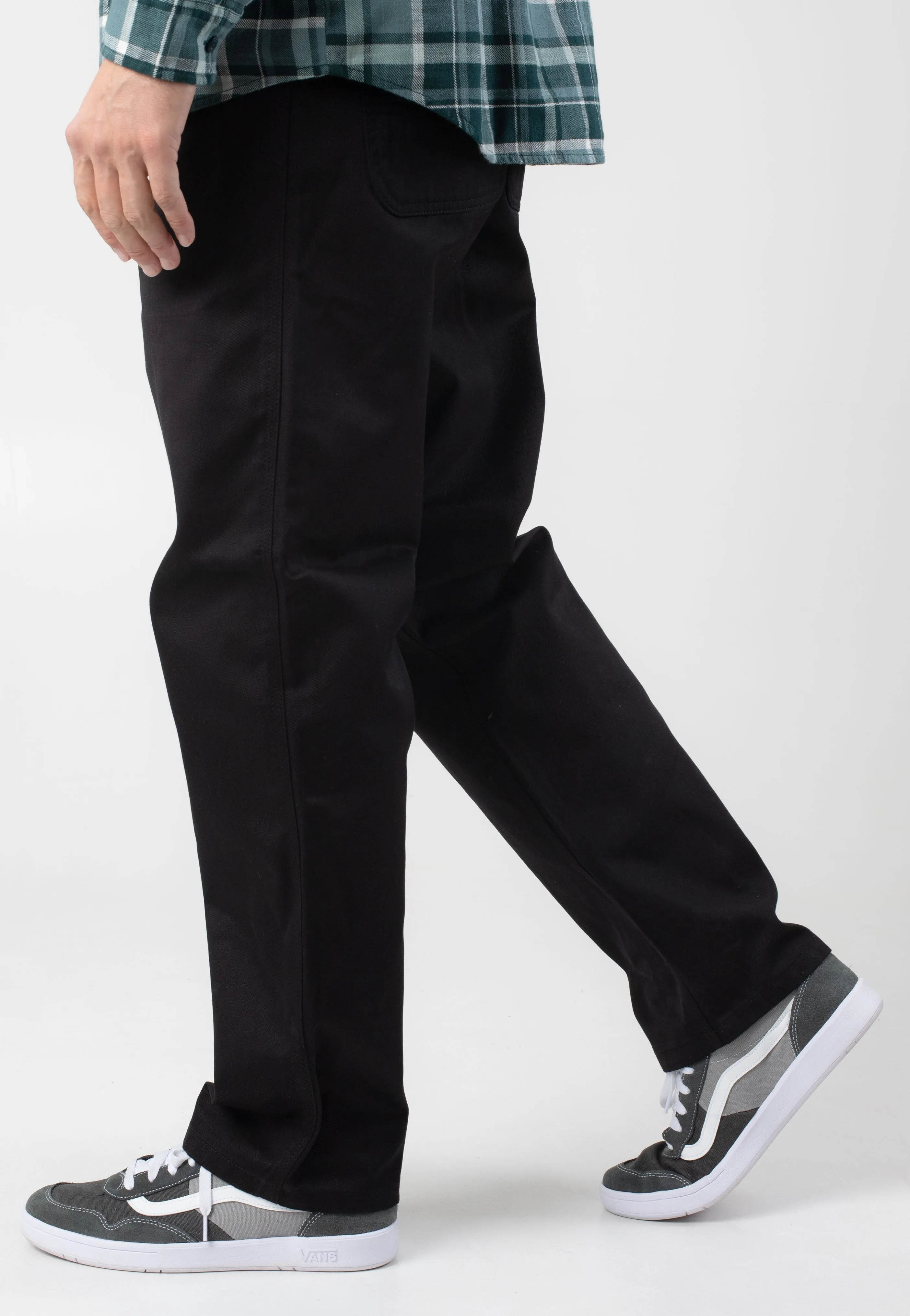 Casual Style Carhartt WIP - Simple Rinsed Black - Pants