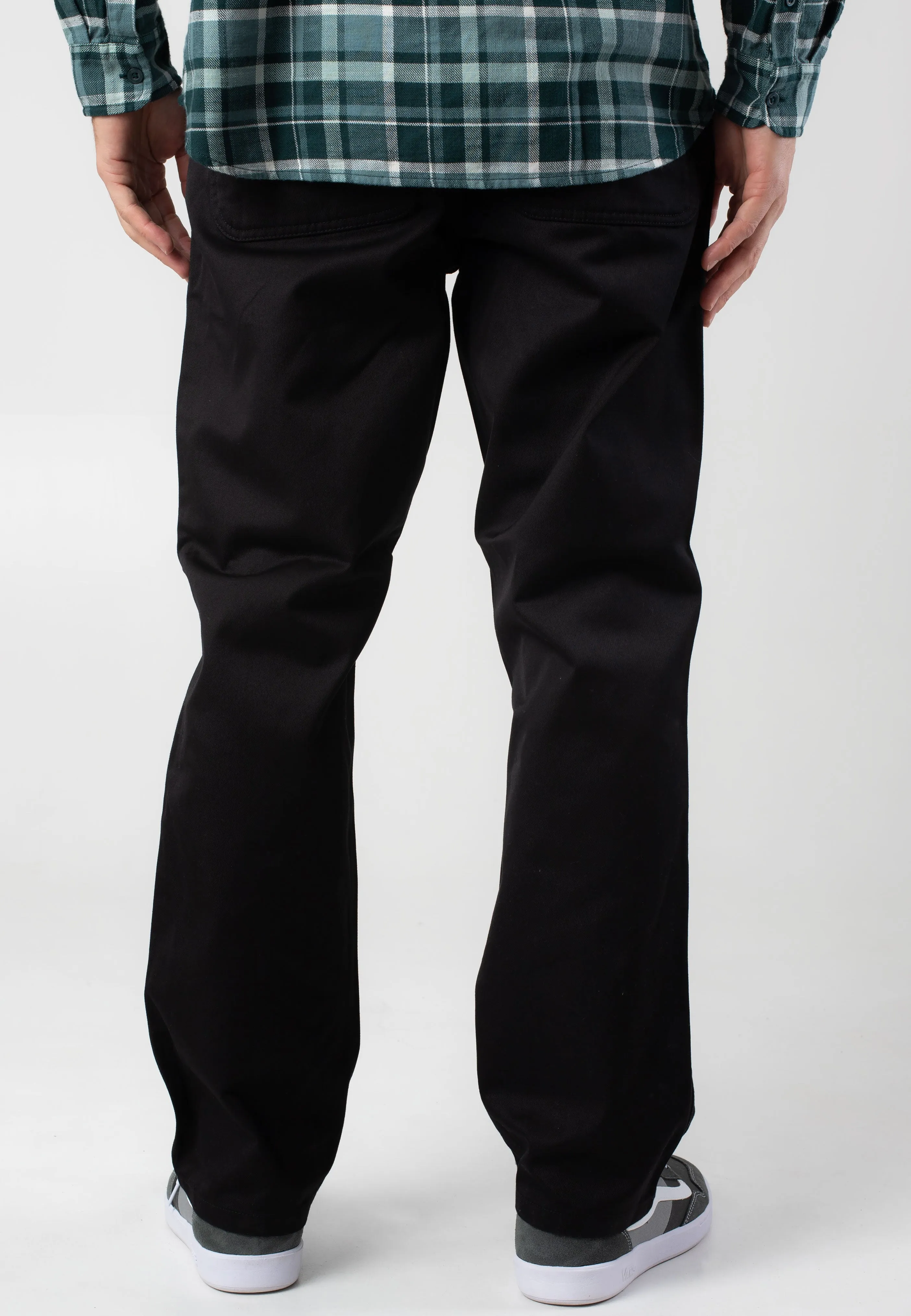 Casual Style Carhartt WIP - Simple Rinsed Black - Pants