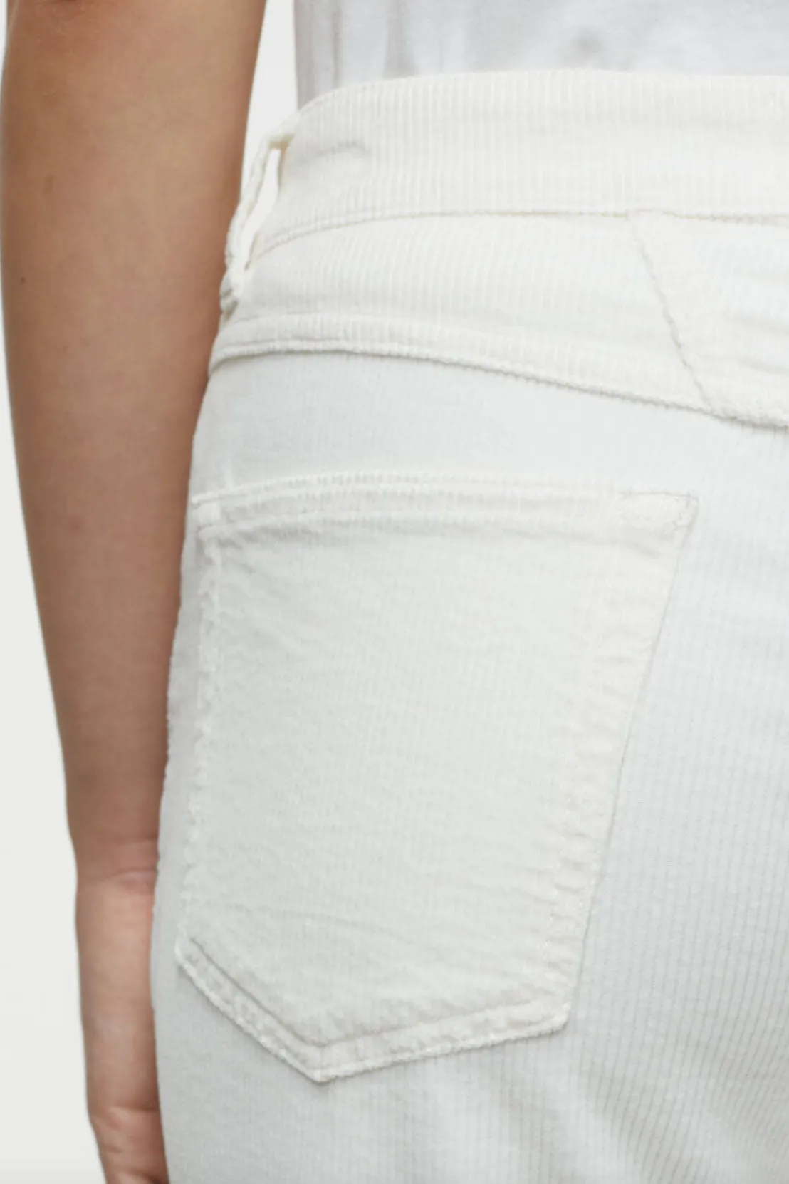 Casual Style Milo Cream Cord Pants