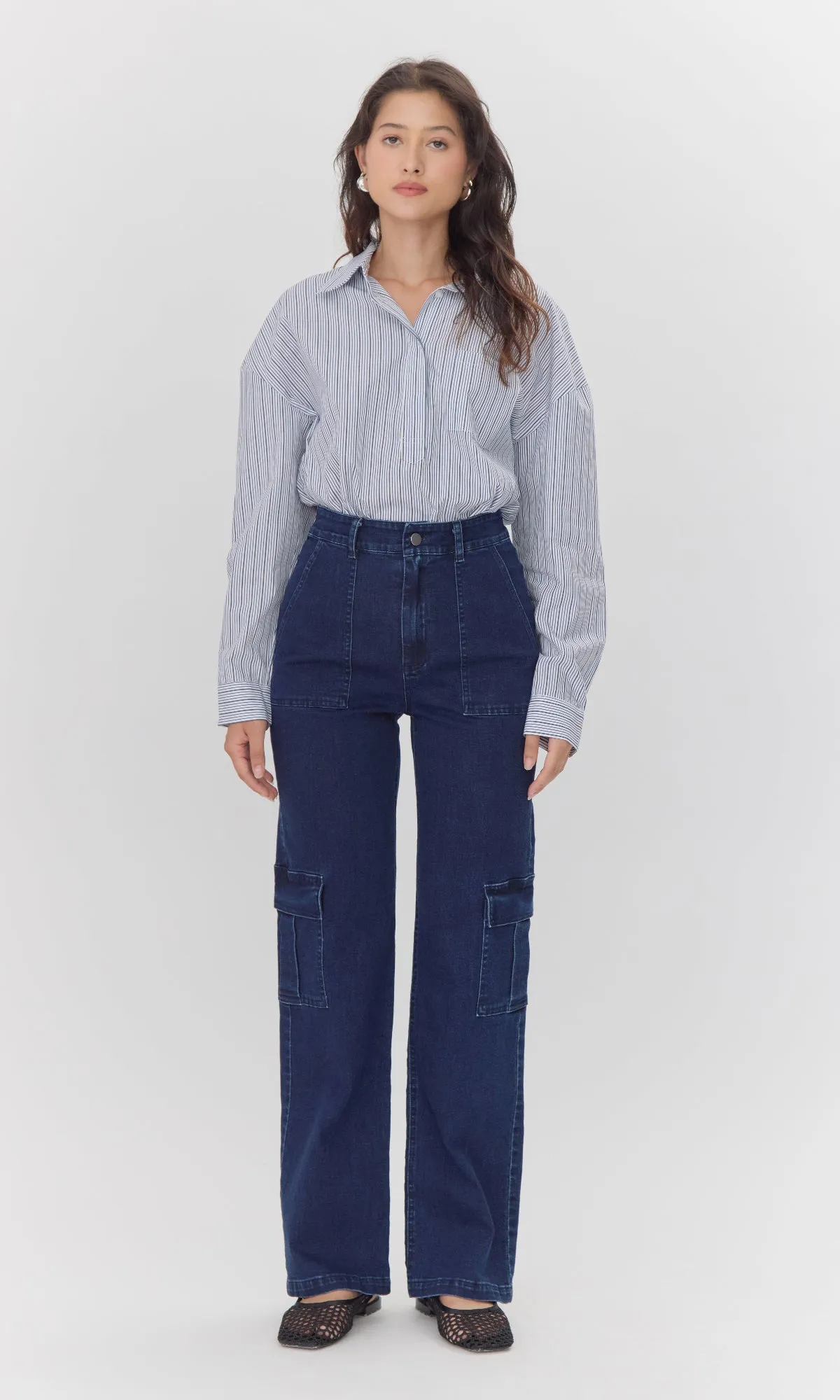 Catalina High Rise Wide Leg Pant Sleek Style