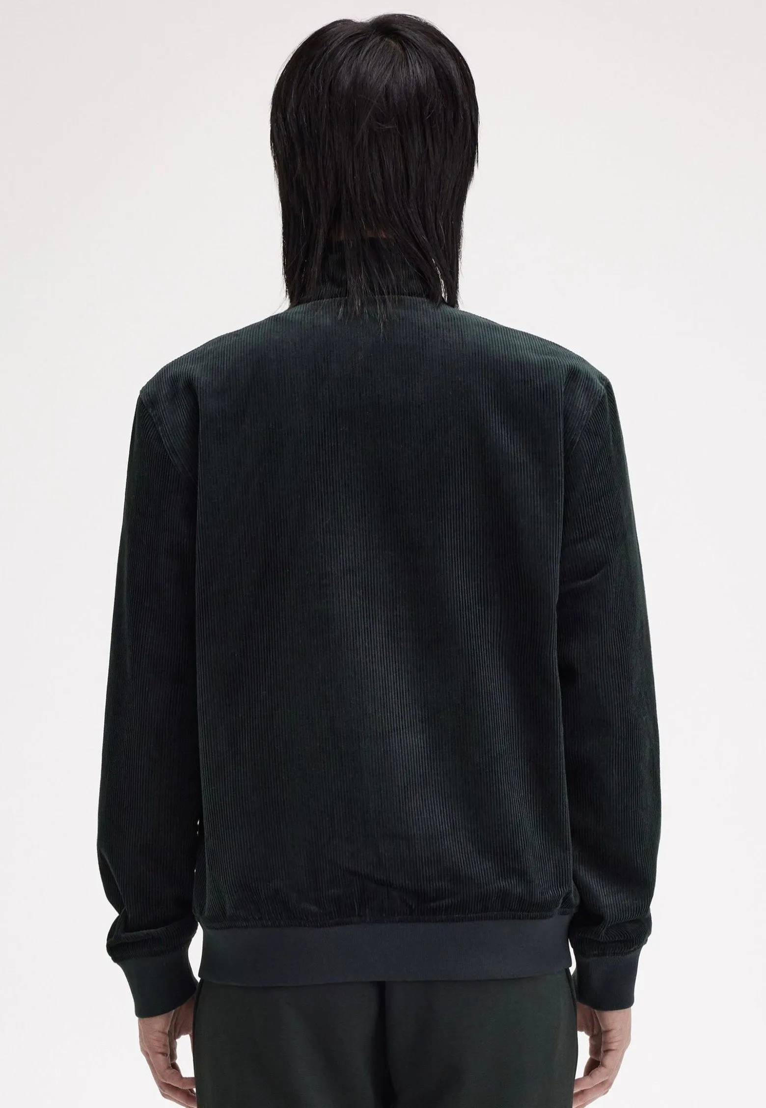 Chain accent Fred Perry - Cord Brentham Night Green - Jacket