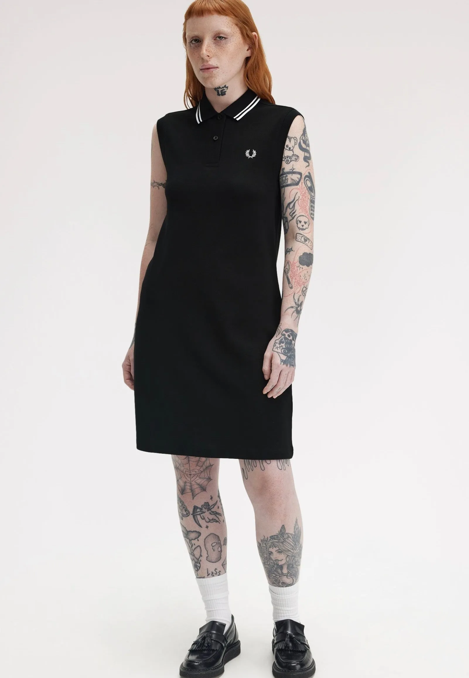Chain Strap Fred Perry - The Sleeveless FP Black - Dress