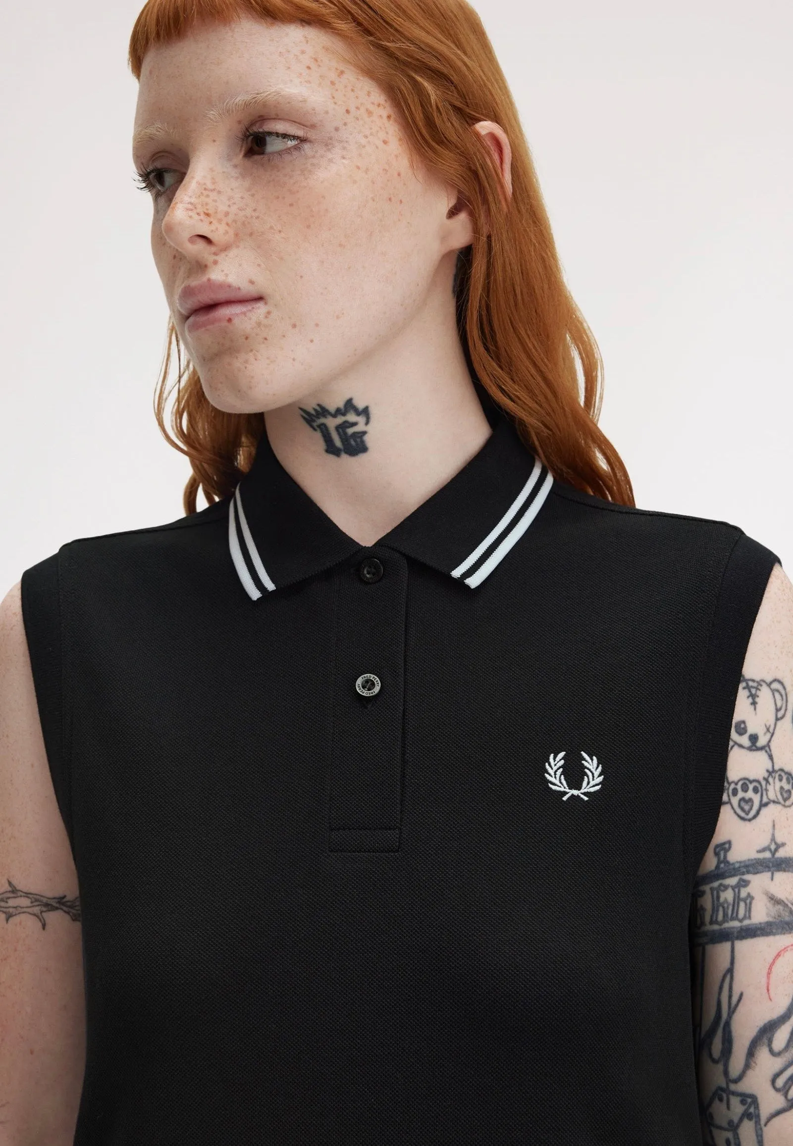 Chain Strap Fred Perry - The Sleeveless FP Black - Dress