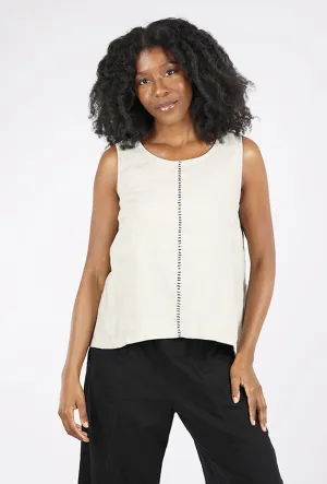 Unisex style Linen Stay Centered Tank, Shell