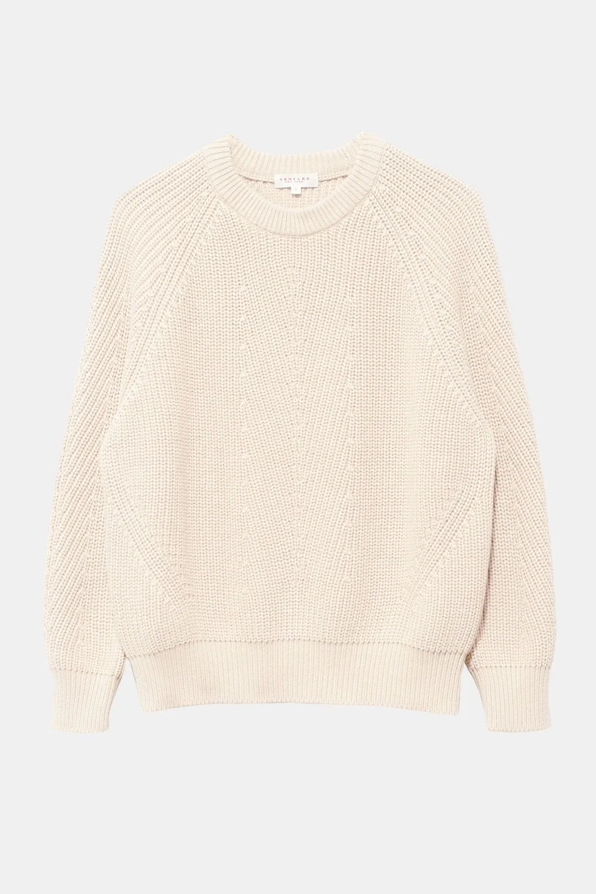 Chelsea Off White Cotton Sweater Functional Piece