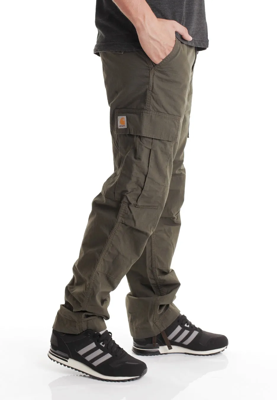 Chic Comfort Carhartt WIP - Regular Cargo Columbia Ripstop Cypress Rinsed - Pants