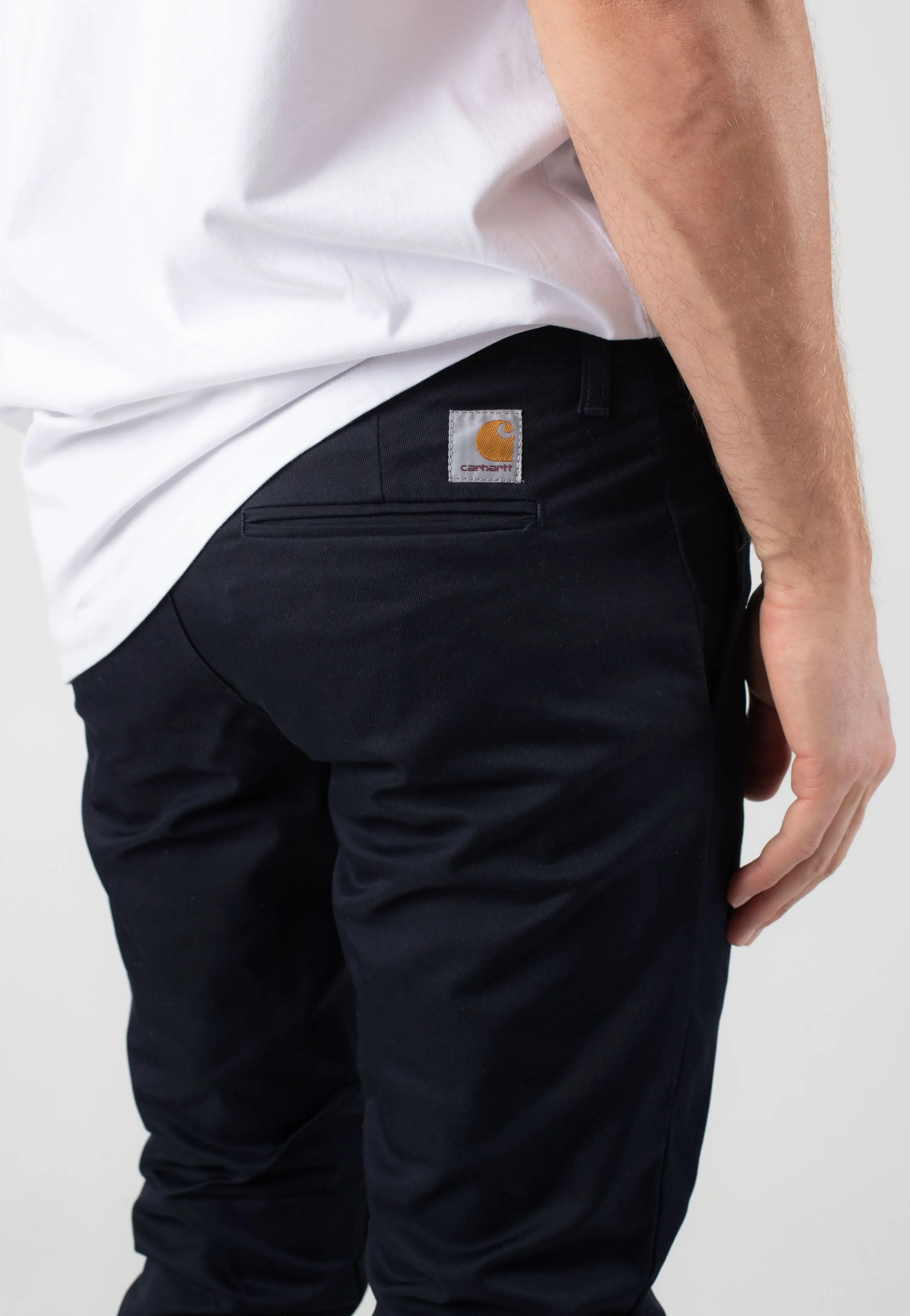 Chic Fit Carhartt WIP - Sid Rinsed Dark Navy - Pants