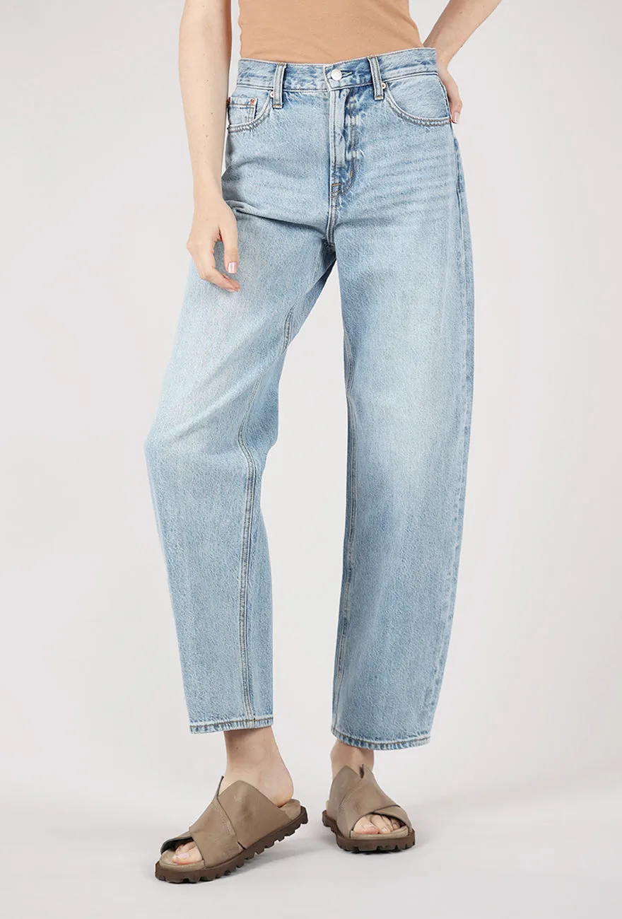Wes High Rise Barrel Denim, Gazebo Smart Motion Eco-Friendly Material
