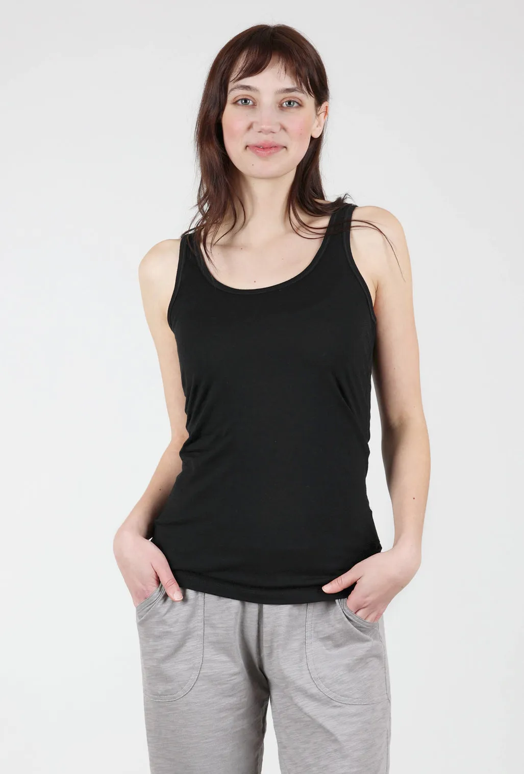 Classic Merino Tank, Black Work Uniform