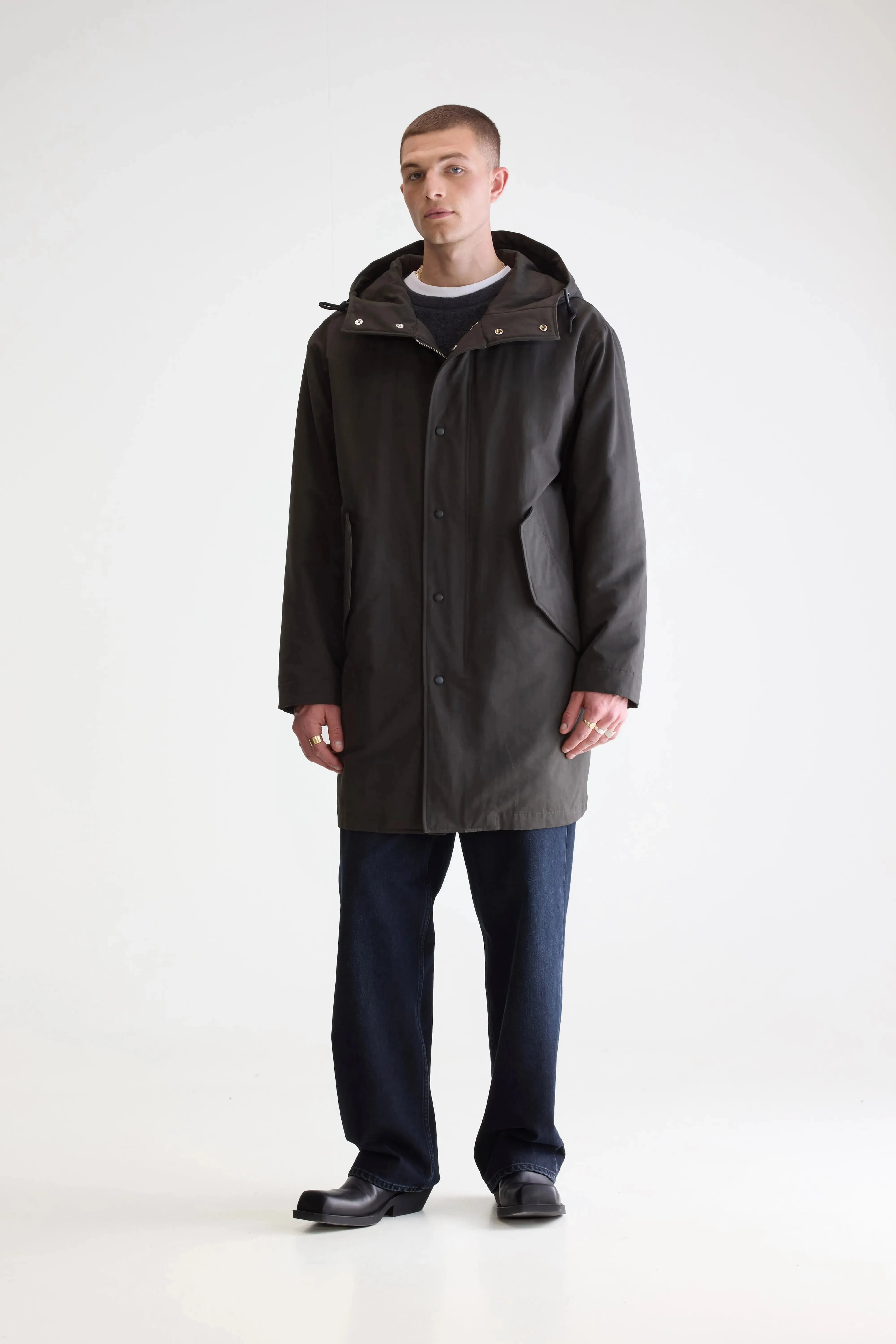 Chill Day Staple Hanson hooded parka (252 / M / PIRATE)