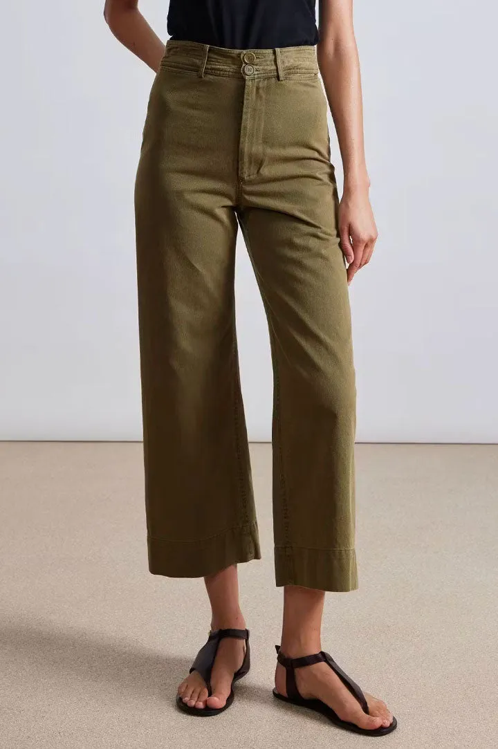 Chino Merida Olive Pant Chic Wave