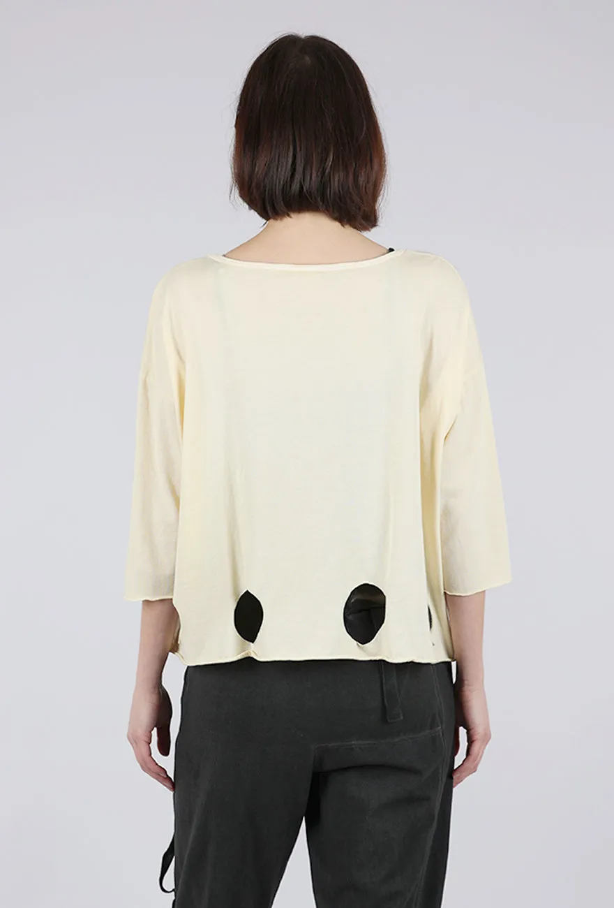 Circle Cutouts Tee, Butter Top-rated products and excellent