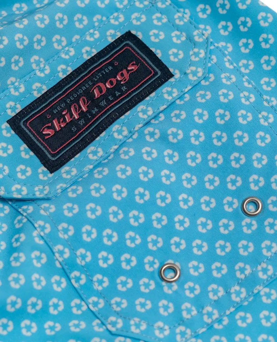 Circle of Life: Swim Trunks - Light Blue Eye - Catching