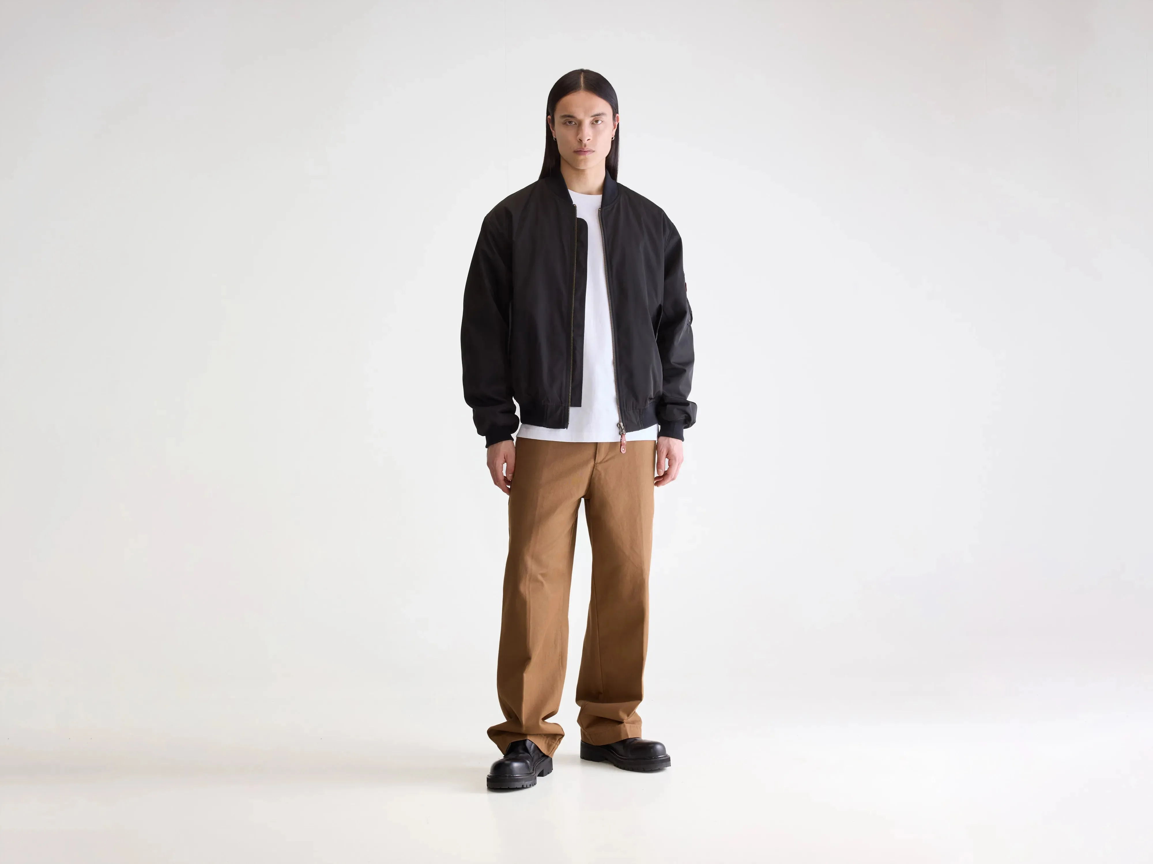Jumper bomber jacket (252 / M / BLACK) Transitional Look