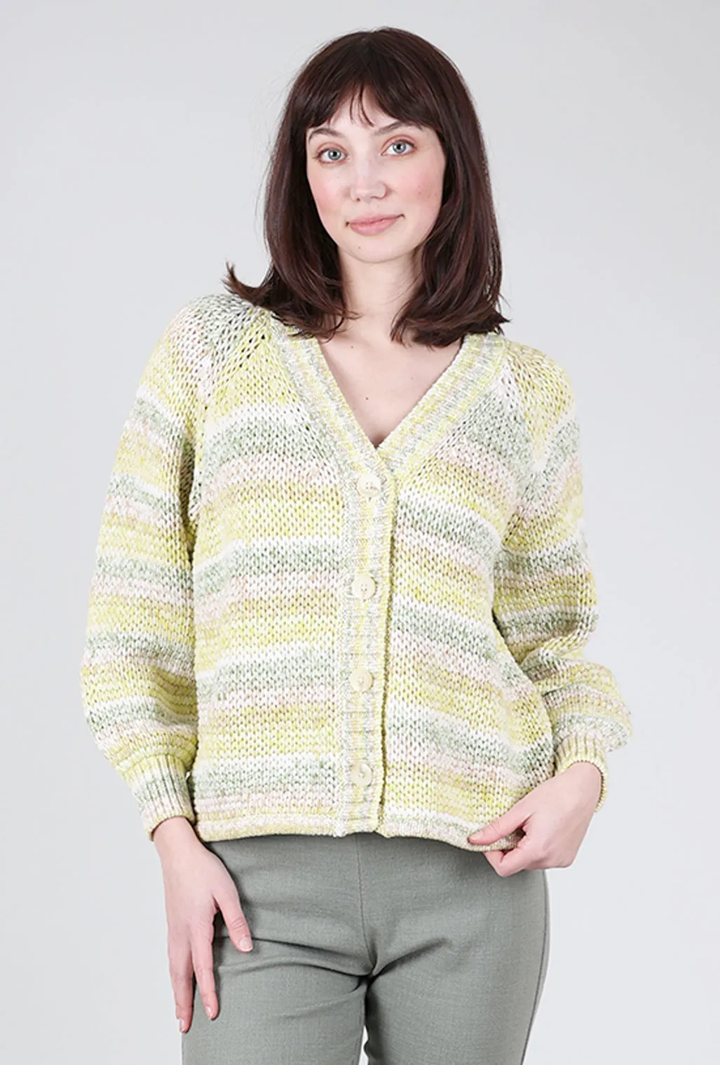 Open-Stitch Cardie, Meadow Home Comforted