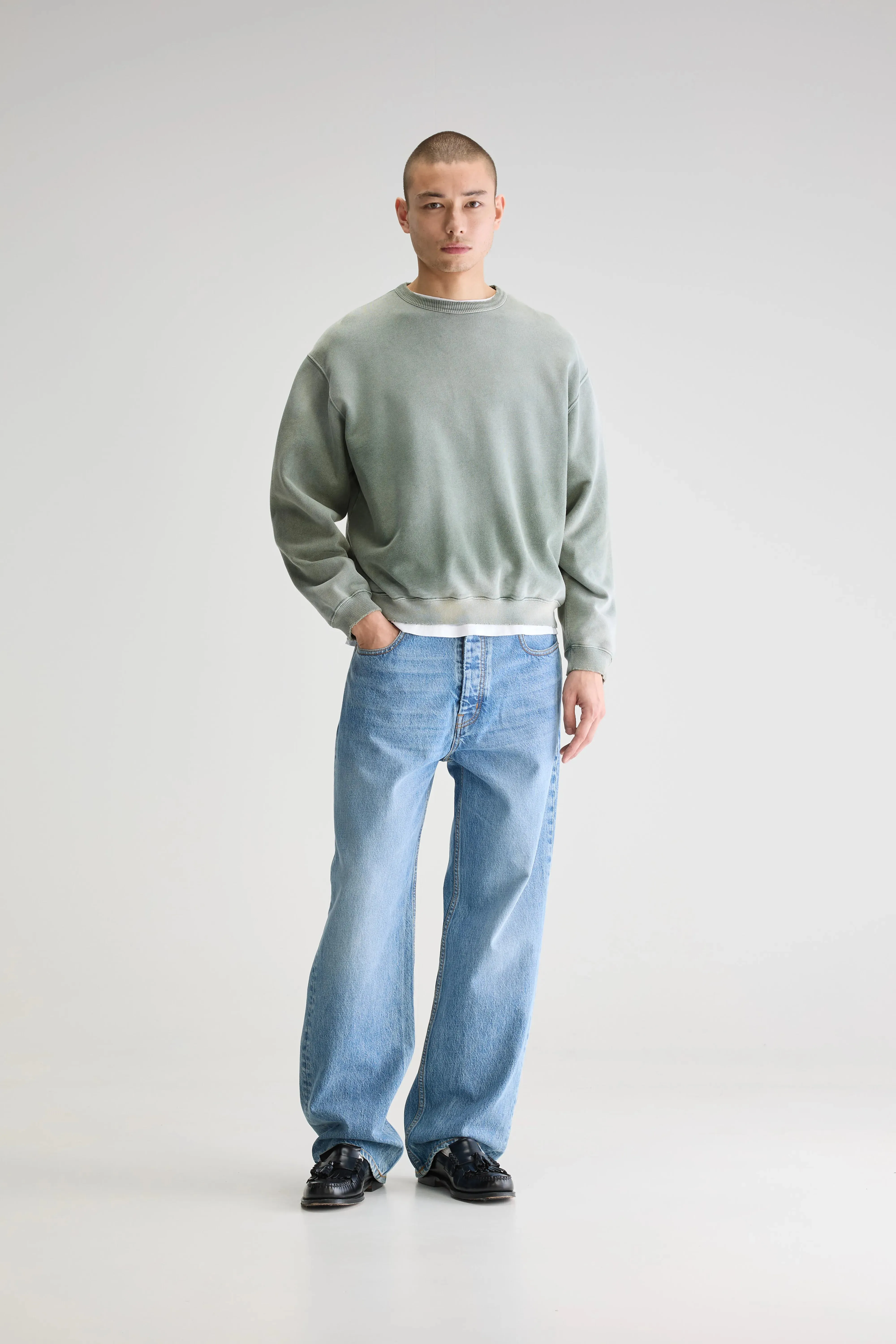 City Warmth Fabien crewneck sweatshirt (251 / M / SAGE)