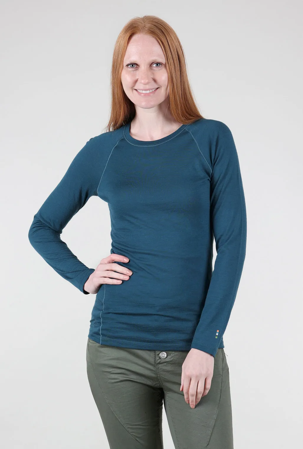 pocketed style height-enhancing Classic All-Season Merino Base Layer, Twilight
