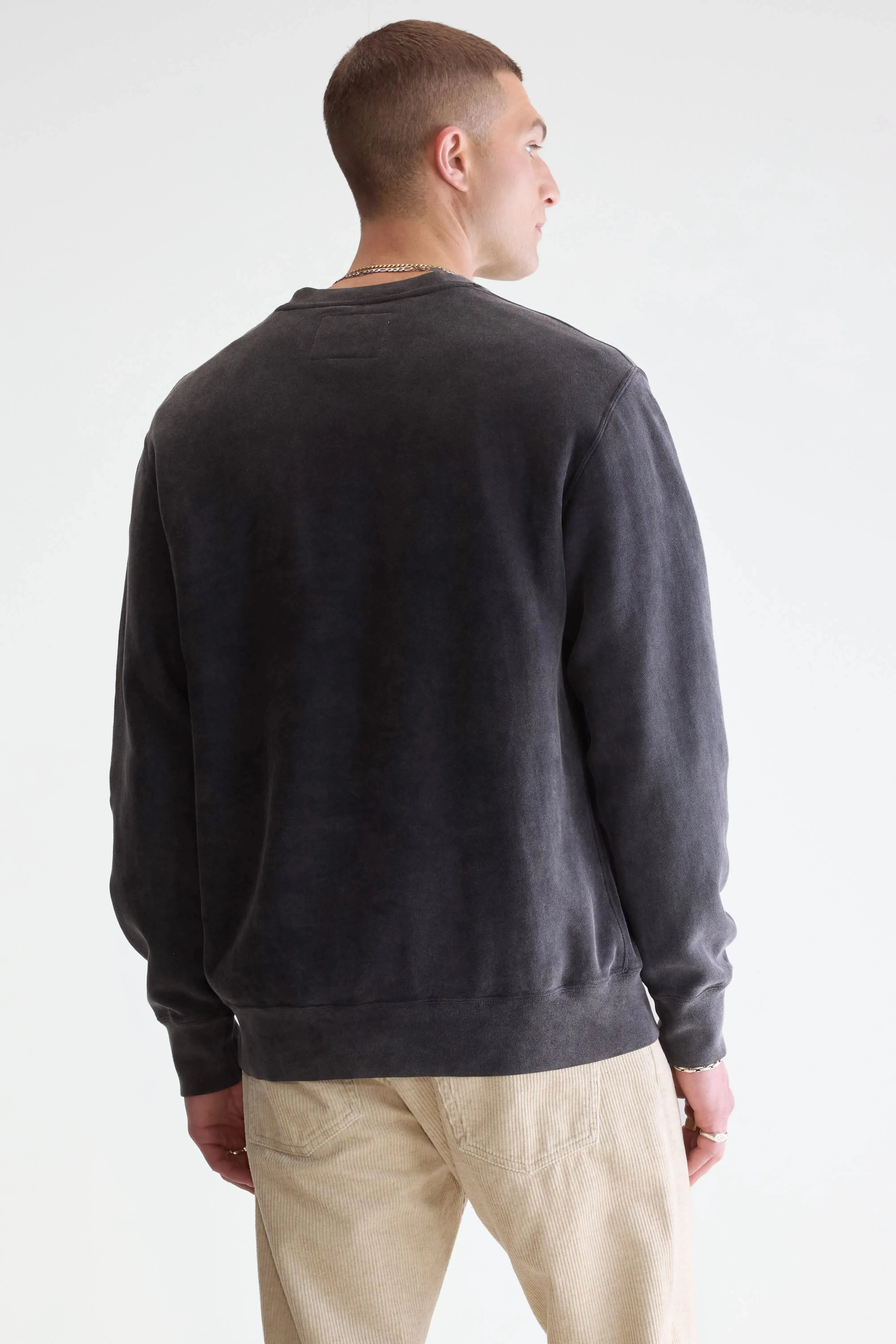 Classic Chic Flake crewneck sweatshirt (252 / M / BLACK)