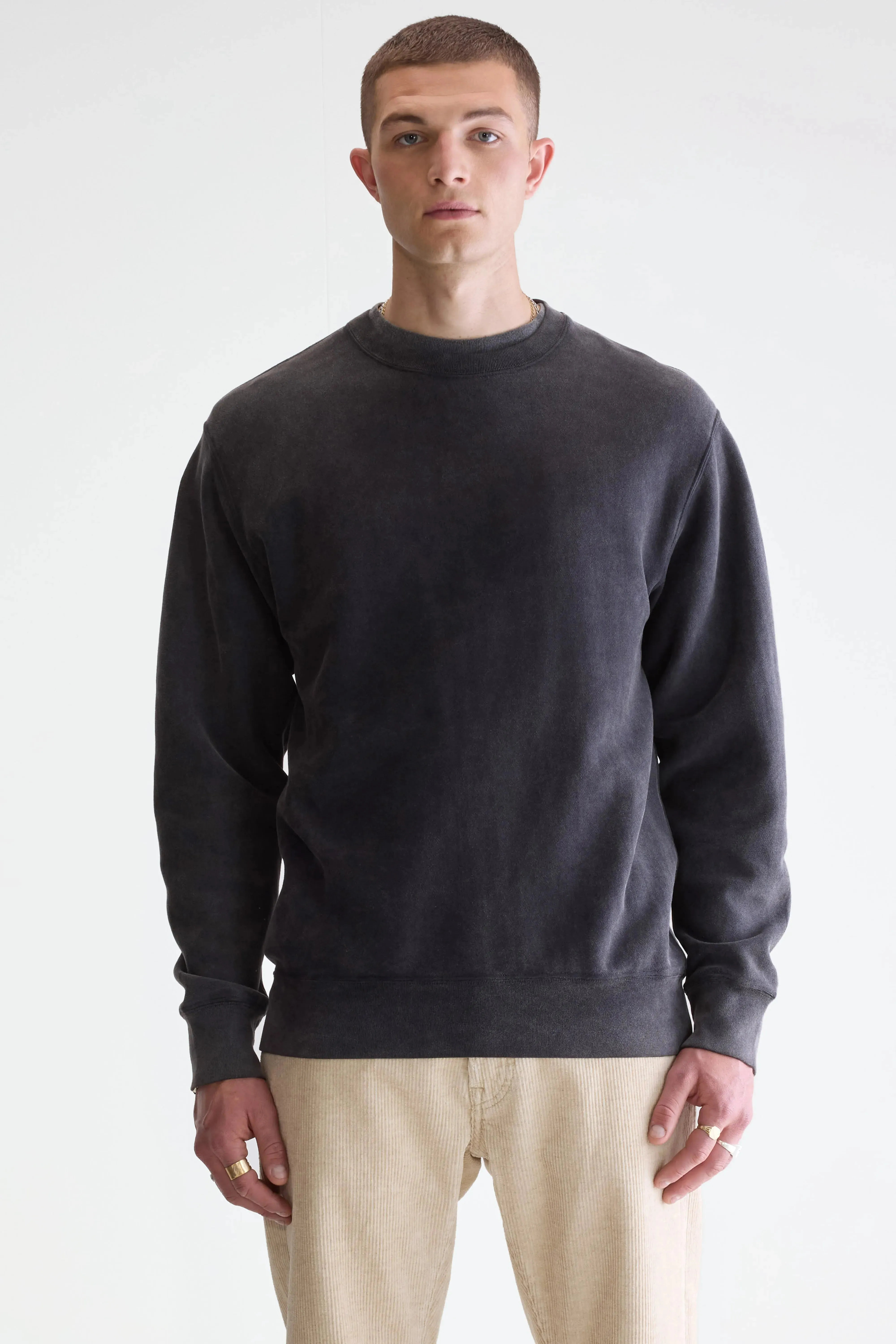 Classic Chic Flake crewneck sweatshirt (252 / M / BLACK)