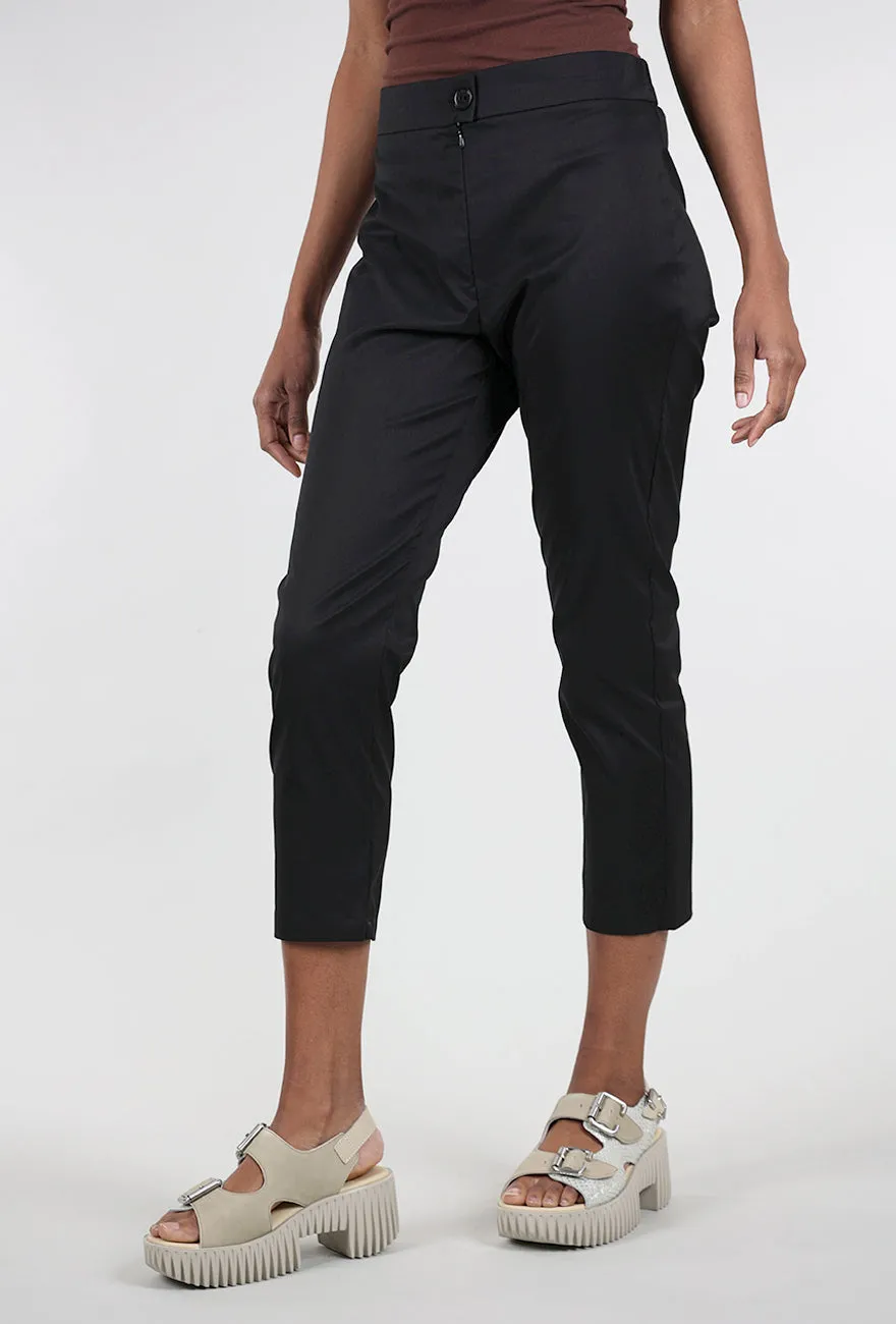 Classic Cotelac Trouser, Black Elegant Look