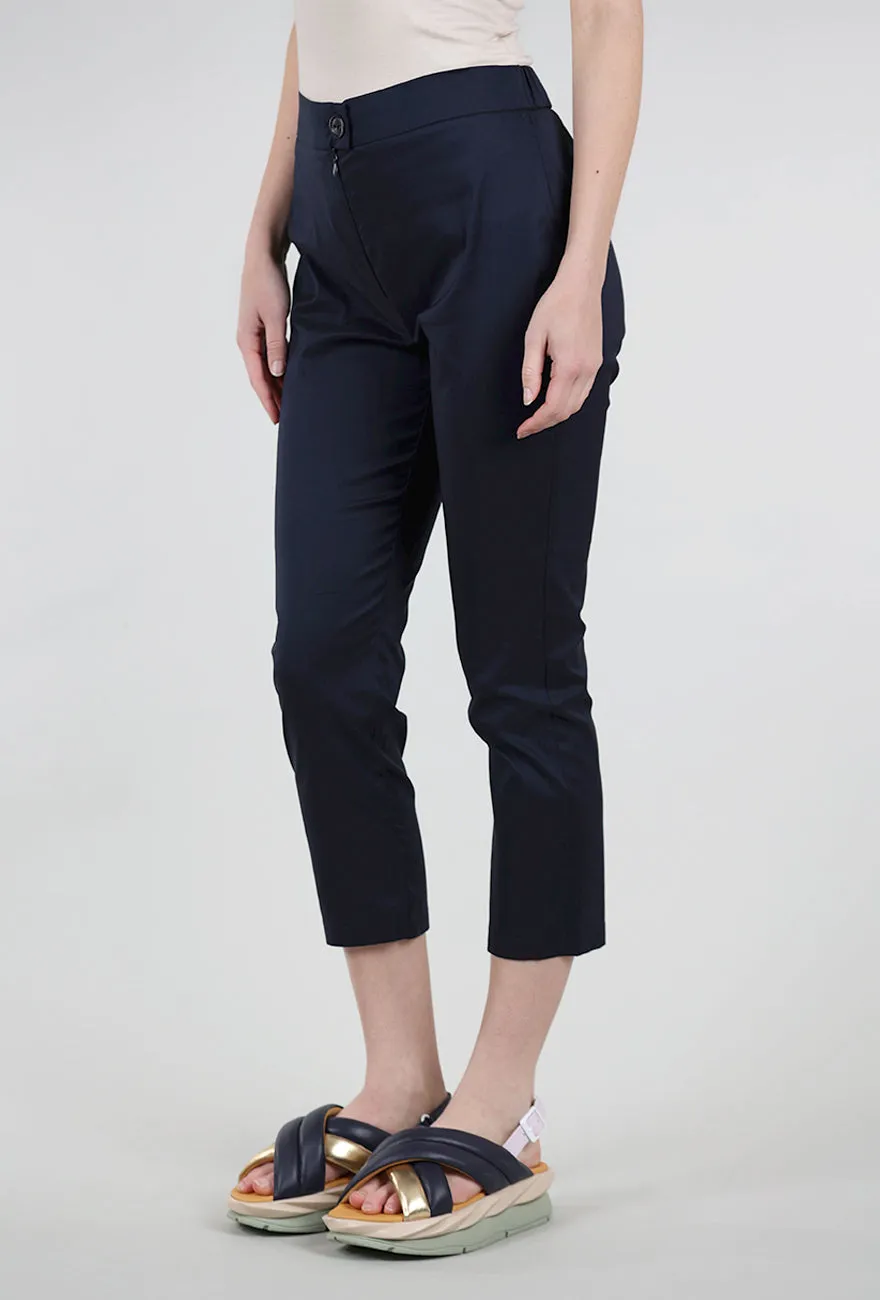 Classic Cotelac Trouser, Indigo Comfortable Touch
