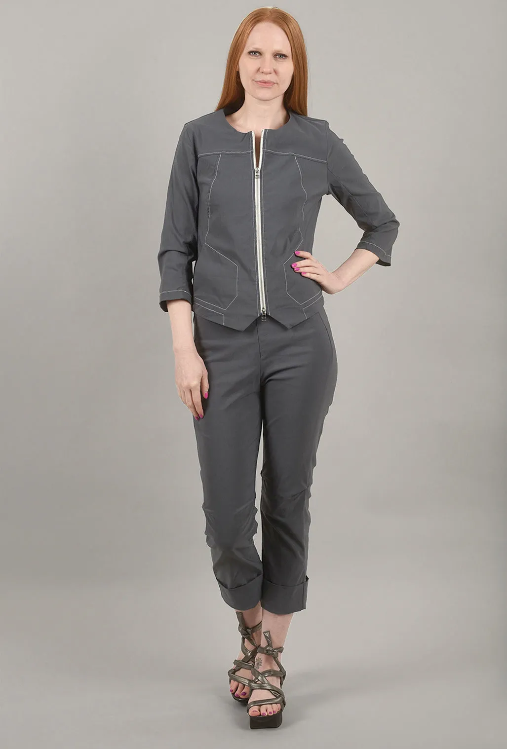 Classic Cut Verona Crop Pant, Cloud