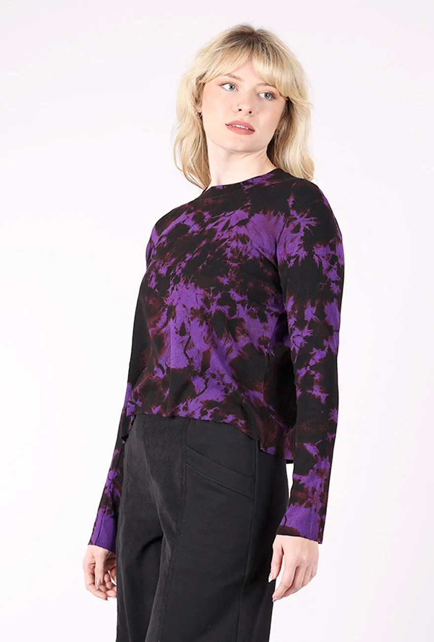 Classic Fitment HB Crop Top, Grape