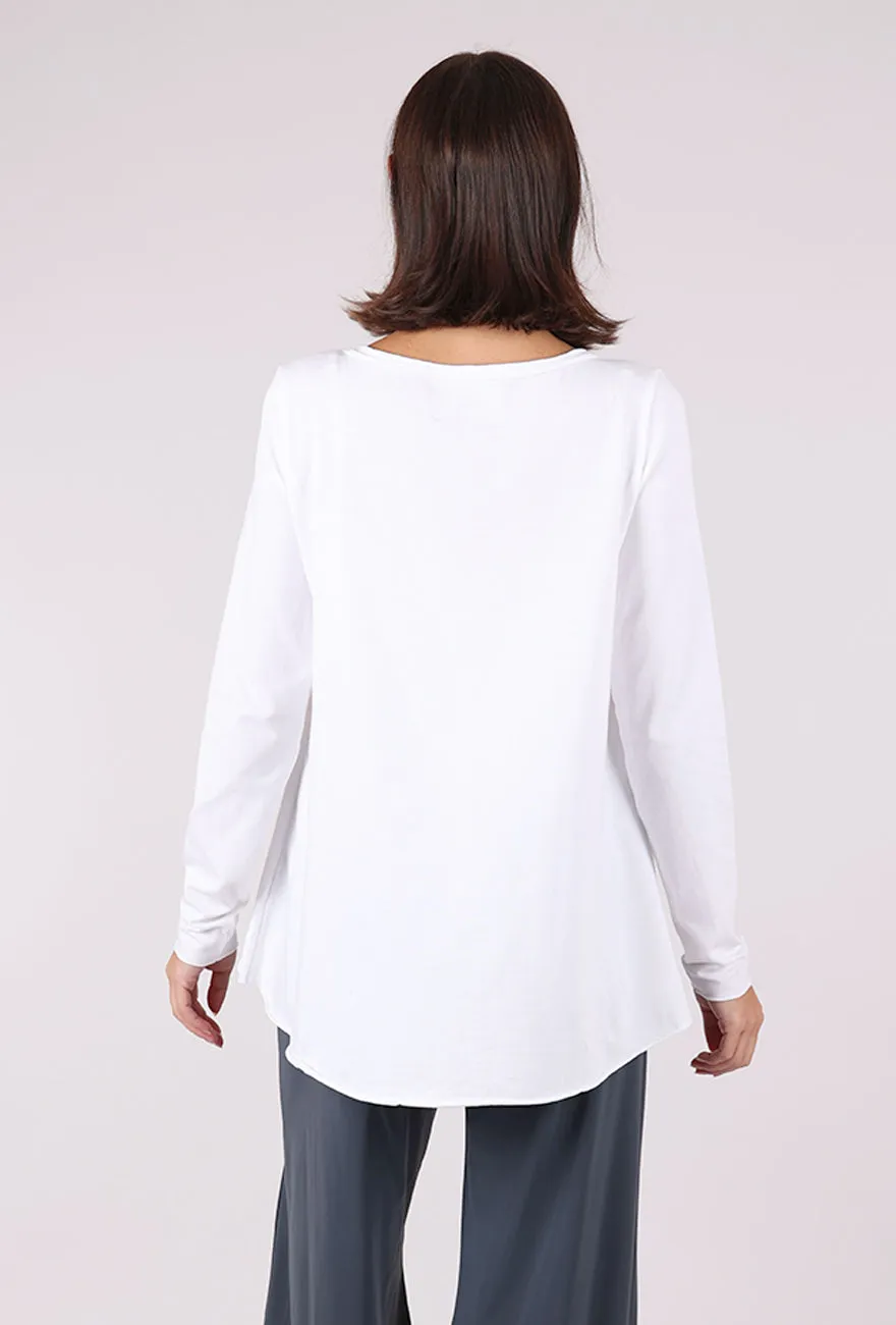 Classic Look A Jardigan, White