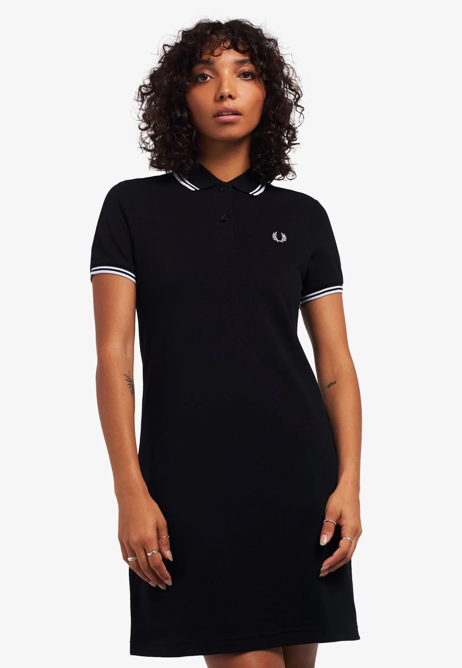Classic Outfit Fred Perry - Twin Tipped Fred Perry Black - Dress