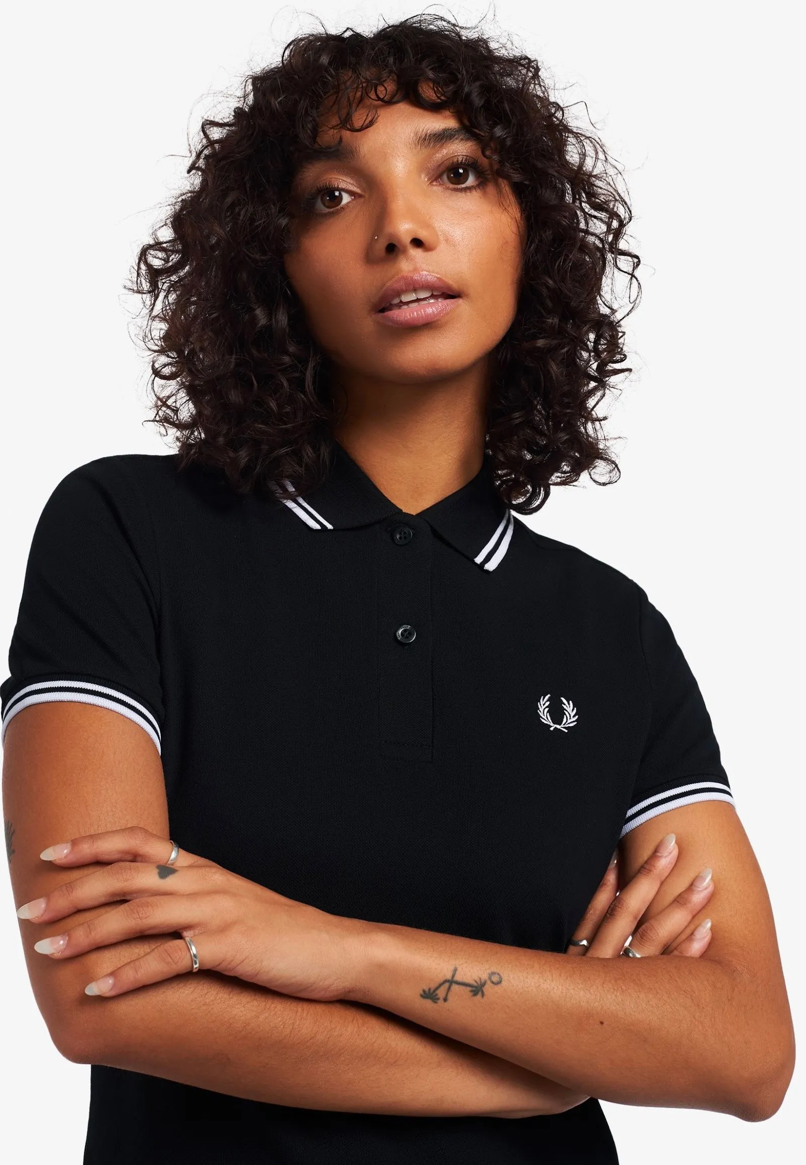 Classic Outfit Fred Perry - Twin Tipped Fred Perry Black - Dress