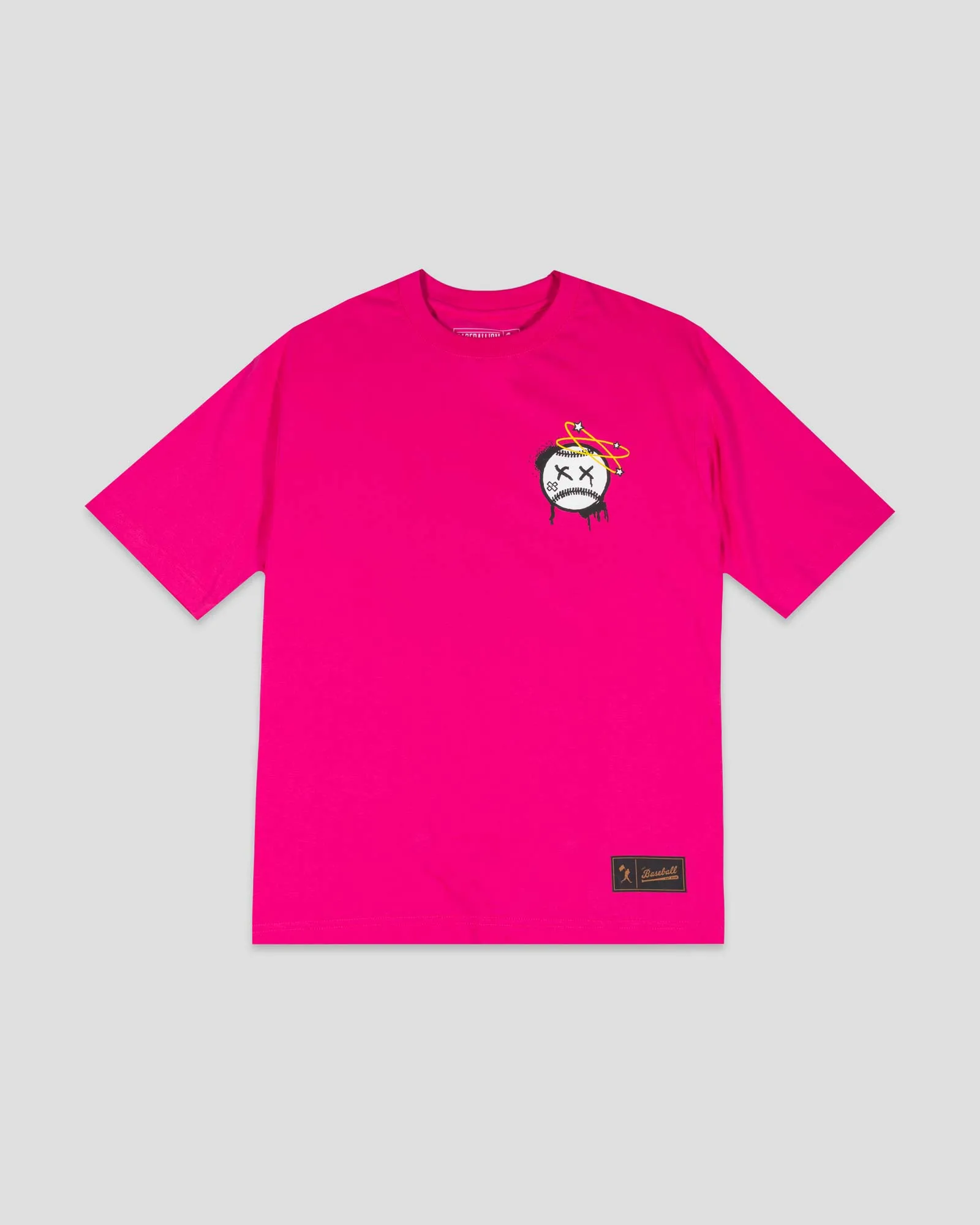 Classic staple Bat Bros Bad Day Pima Cotton T-Shirt - Pink