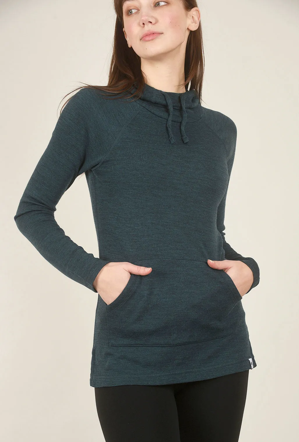Classic Style Thermal Drape Hood Base Layer, Twilight Blue