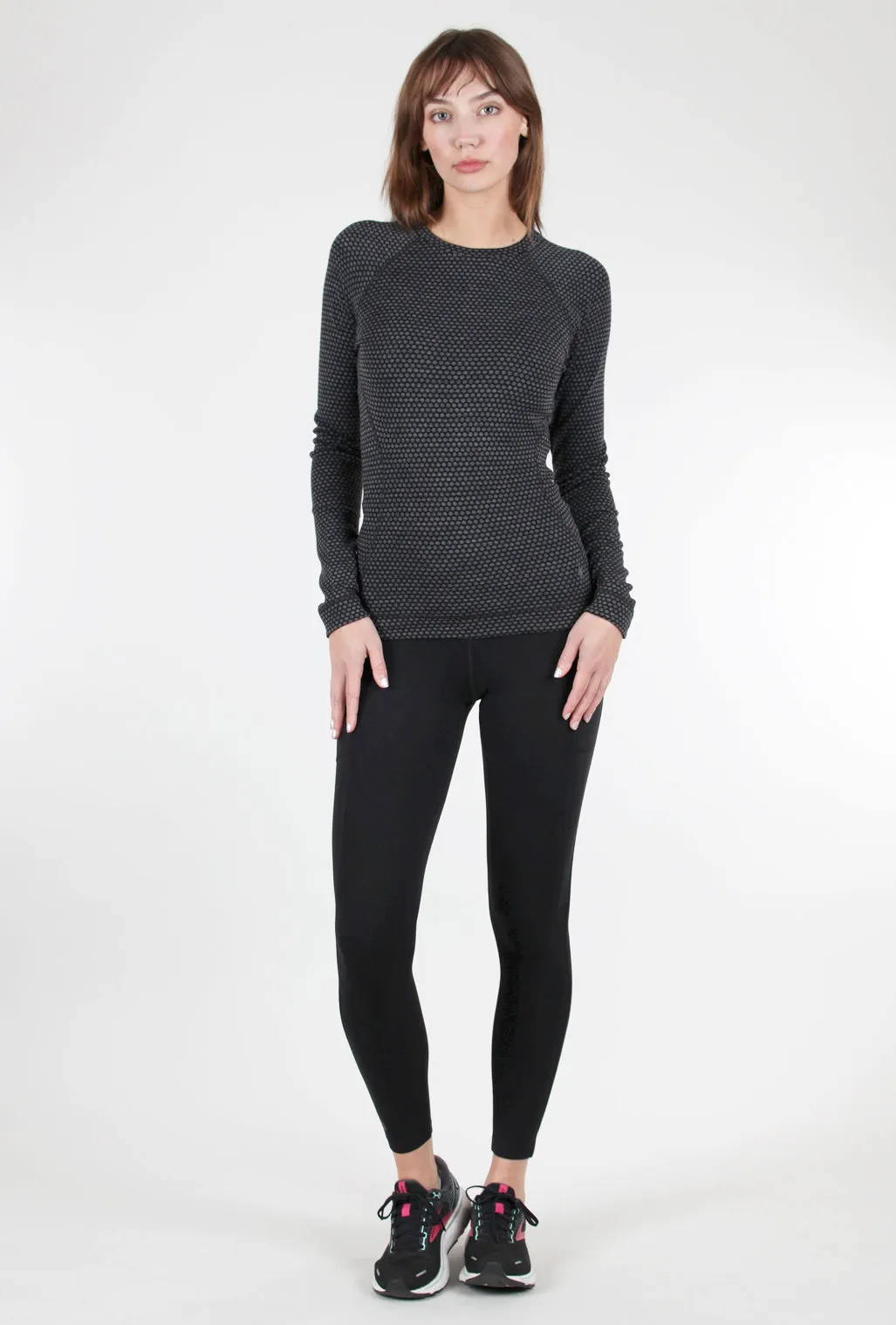 Classic Thermal Base Layer, Black Dot Cozy Texture