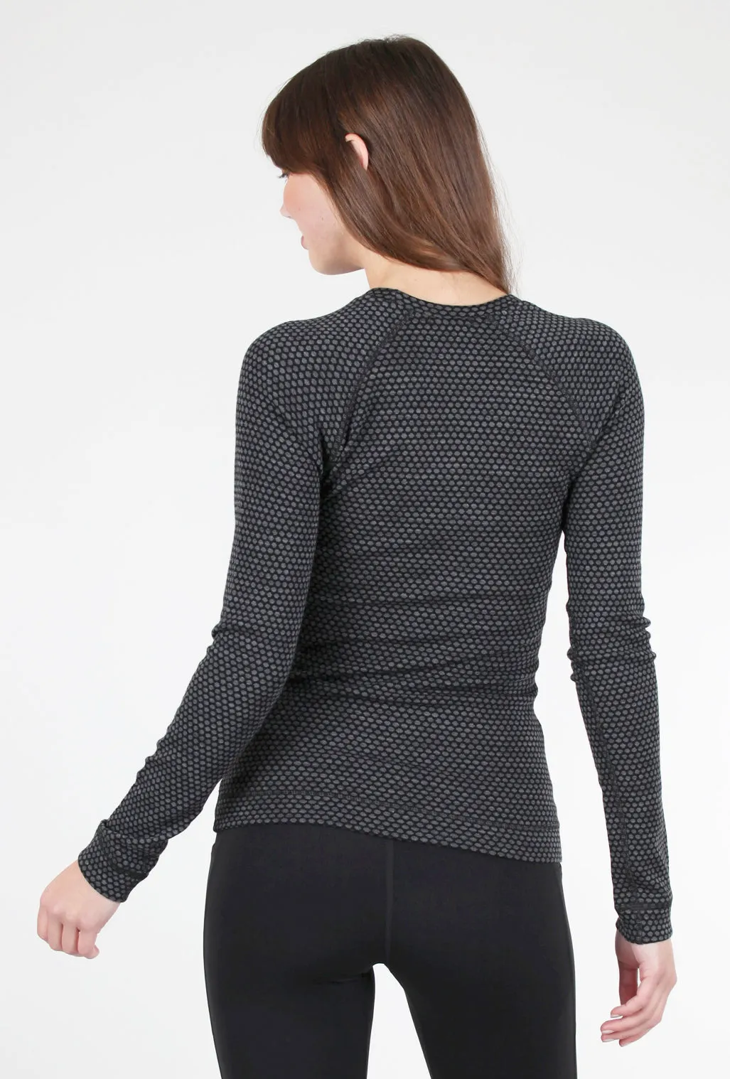 Classic Thermal Base Layer, Black Dot Cozy Texture