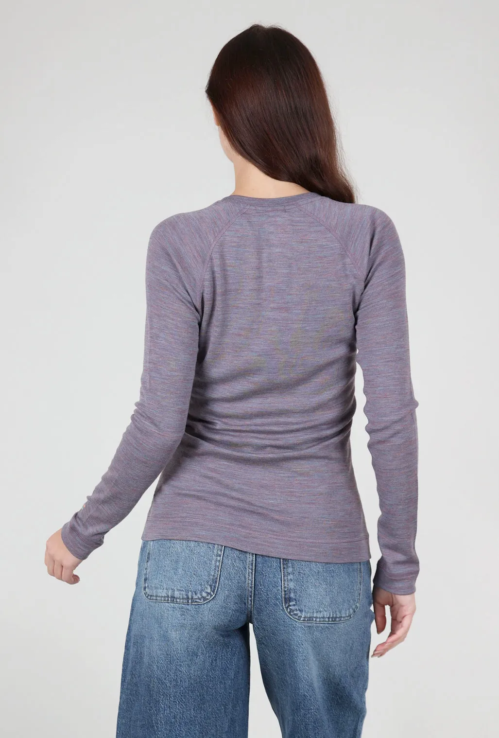Classic Thermal Base Layer, Chalk Violet Heather Chic Design