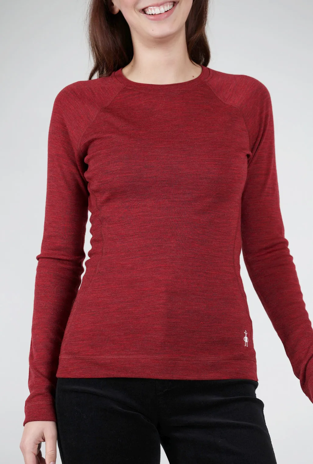 Classic Thermal Base Layer, Currant Heather Mesh Panel