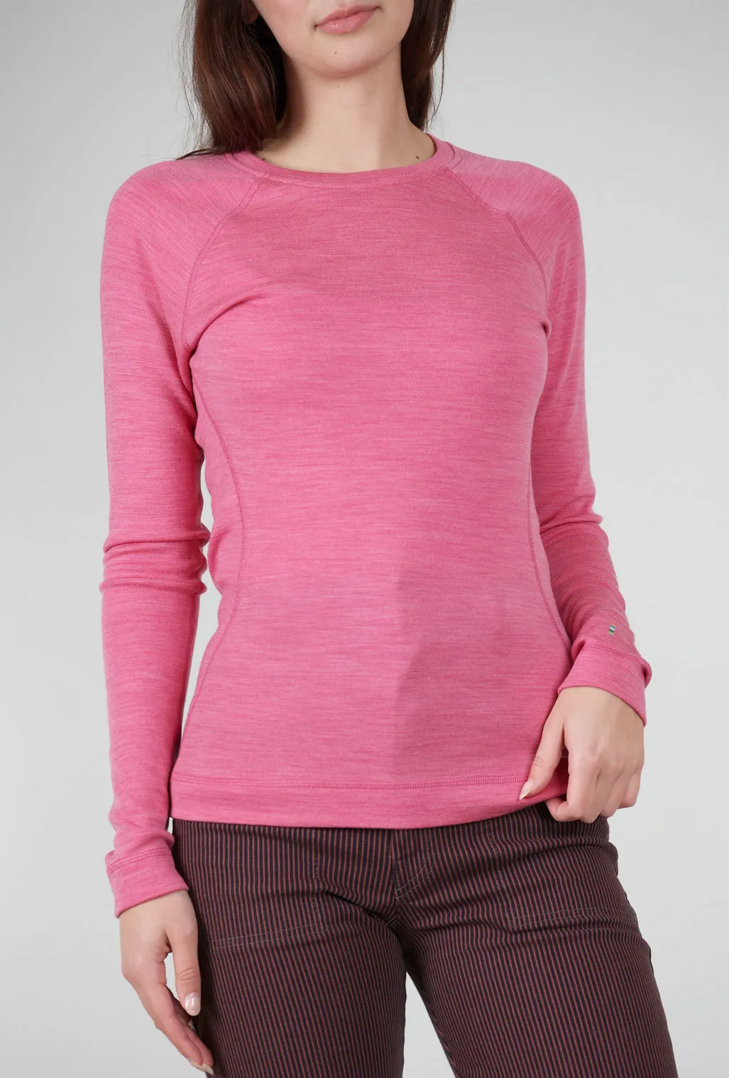 Classic Thermal Base Layer, Garden Pink Heather Tailored Knit