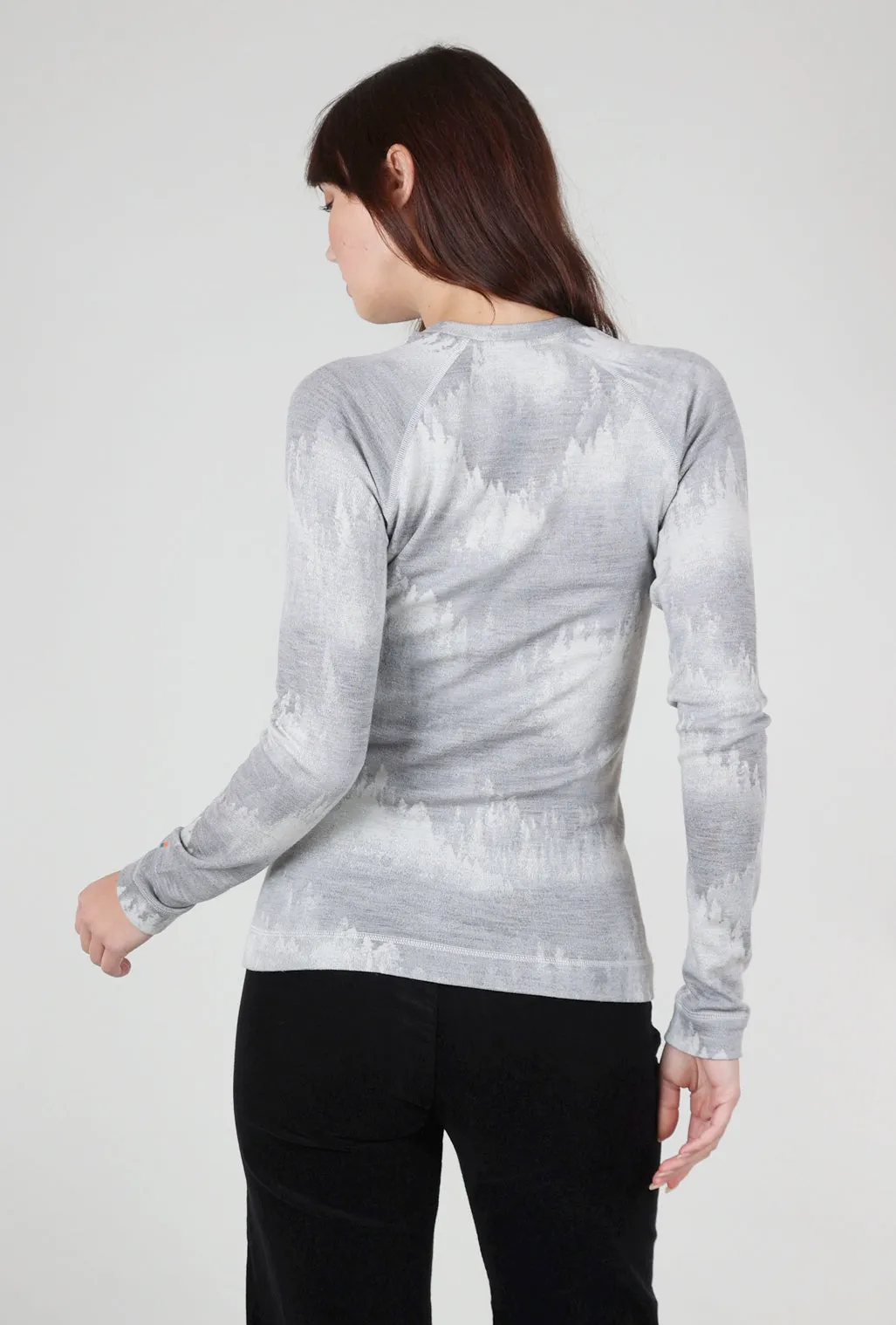 Classic Thermal Base Layer, Light Gray Foggy Pine Warm Texture