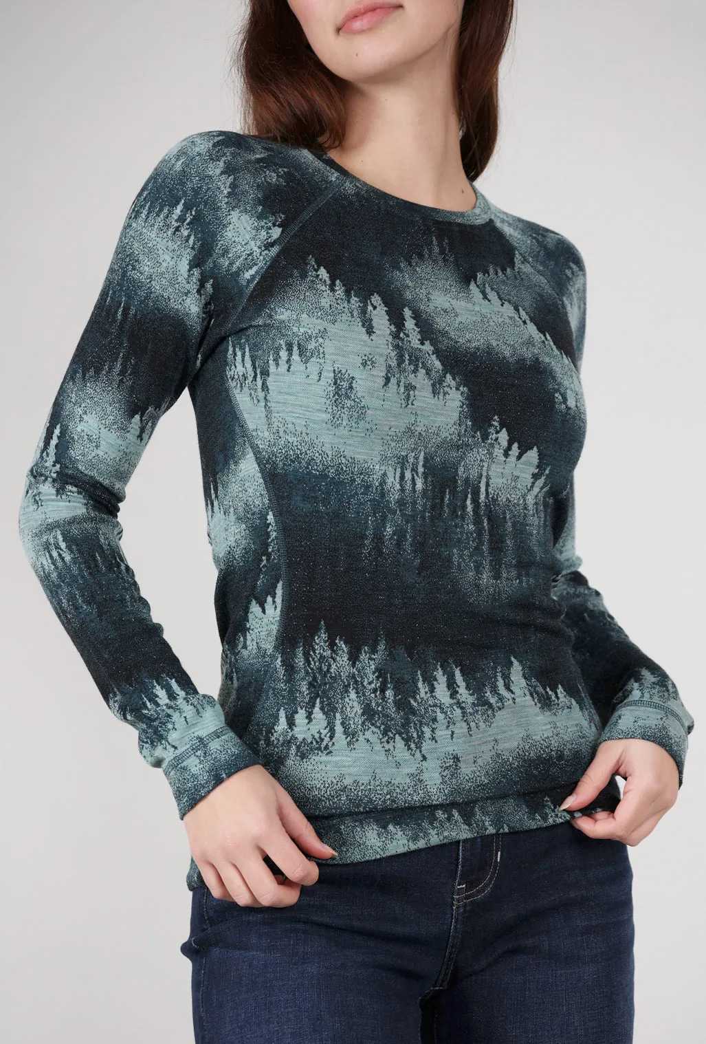 Classic Thermal Base Layer, Twilight Foggy Pine Trendy Style