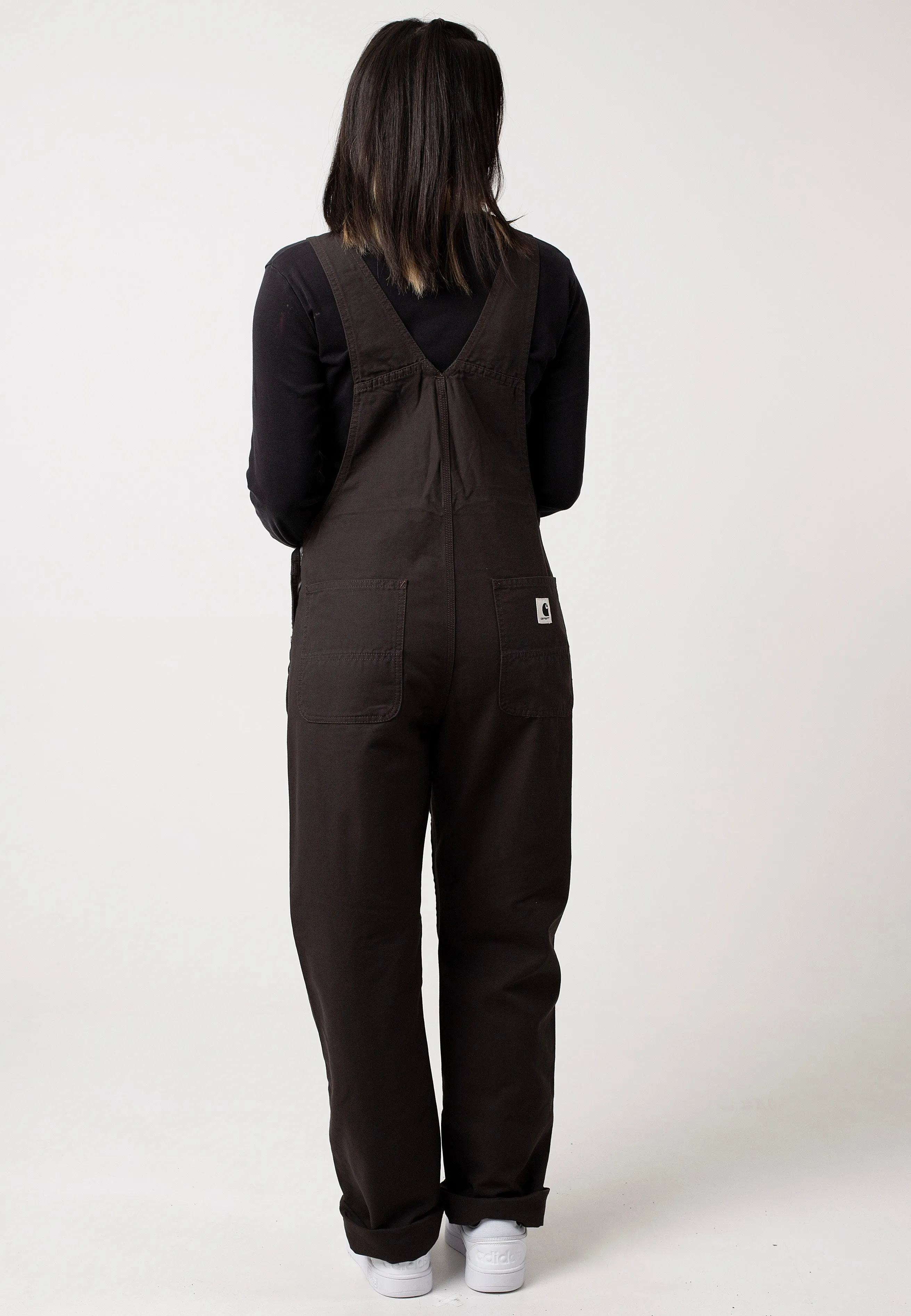 clean design Carhartt WIP - W' Bib Overall Straight Rinsed Tobacco - Dungarees