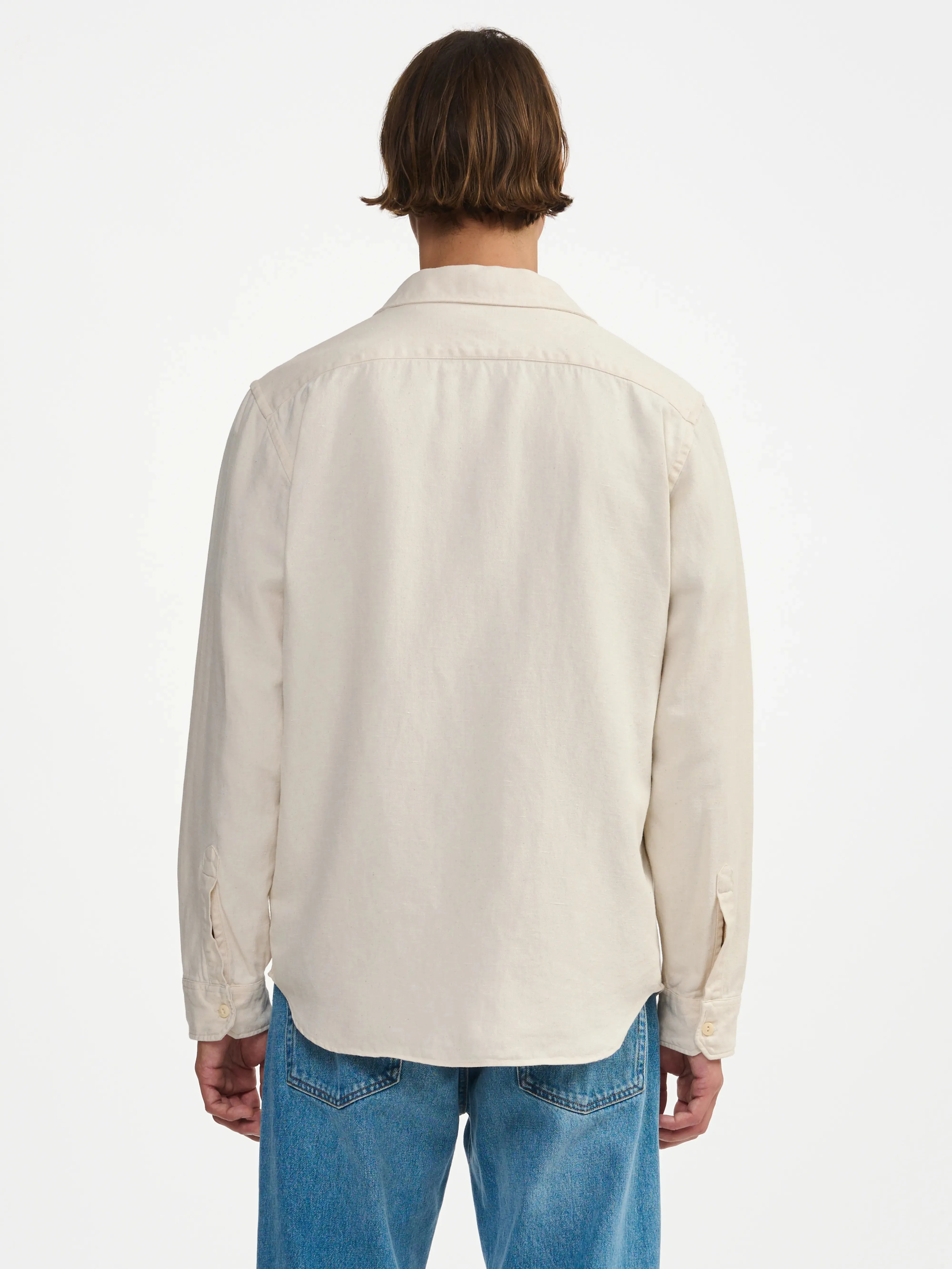 clean look francis shirt (241 / M / NATURAL)
