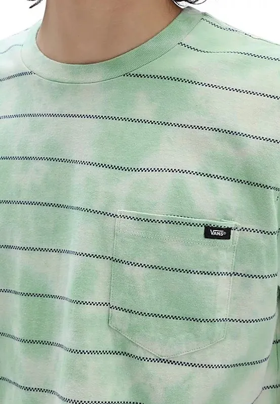 clean look Vans - Tiedye Checkerstripe Ii Celadon Green/Tie Dye - T-Shirt