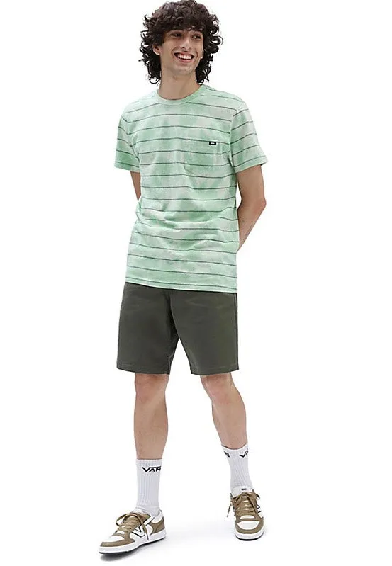 clean look Vans - Tiedye Checkerstripe Ii Celadon Green/Tie Dye - T-Shirt