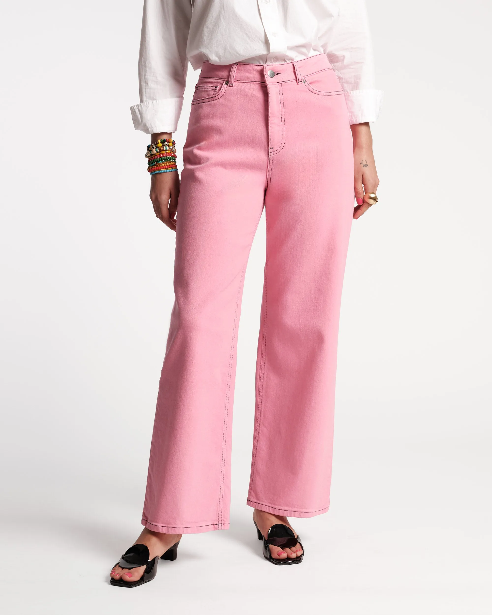 Stretch Ready Ace Jean Stretch Denim - Pink